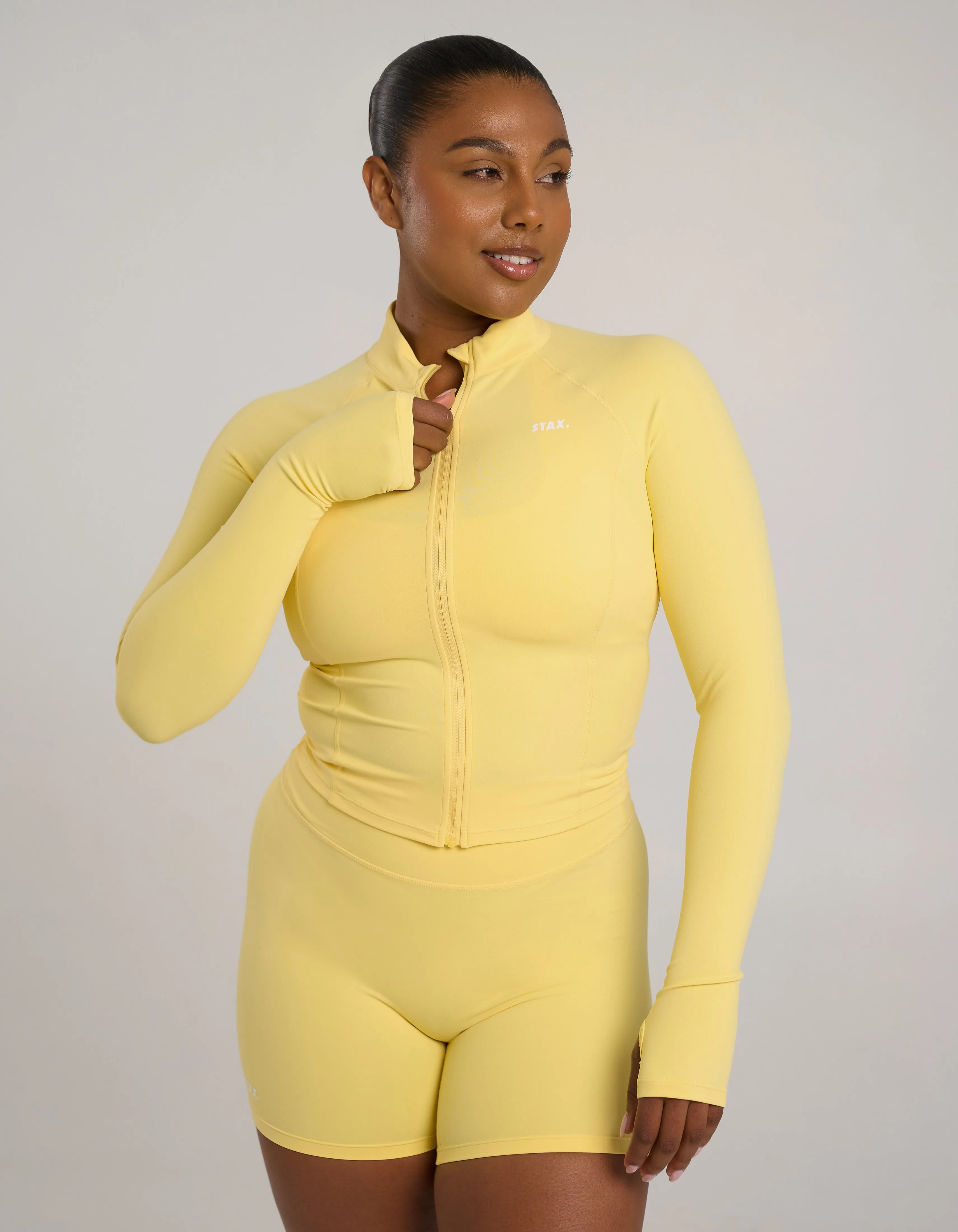 Active Zip Jacket Airlyte - Limoncello sold by Stax product image thumbnail 2