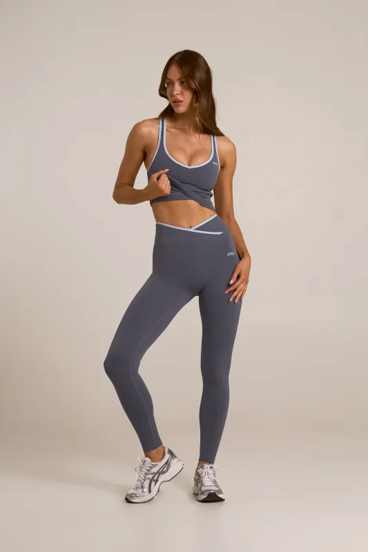 Crossover Full Length Tights Airlyte - Sky sold by Stax