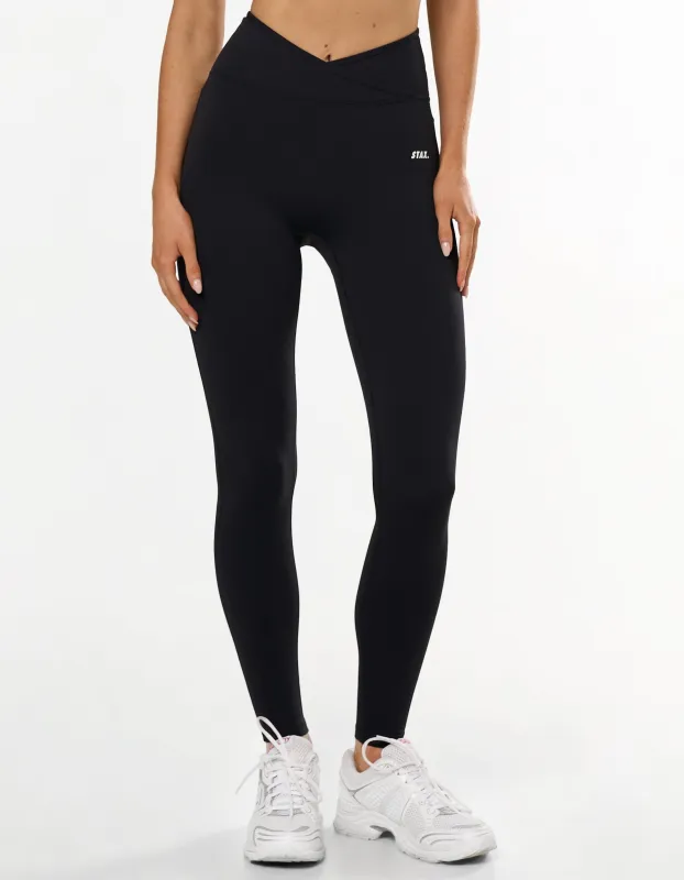 Crossover Full Length Tights Airlyte - Black sold by Stax