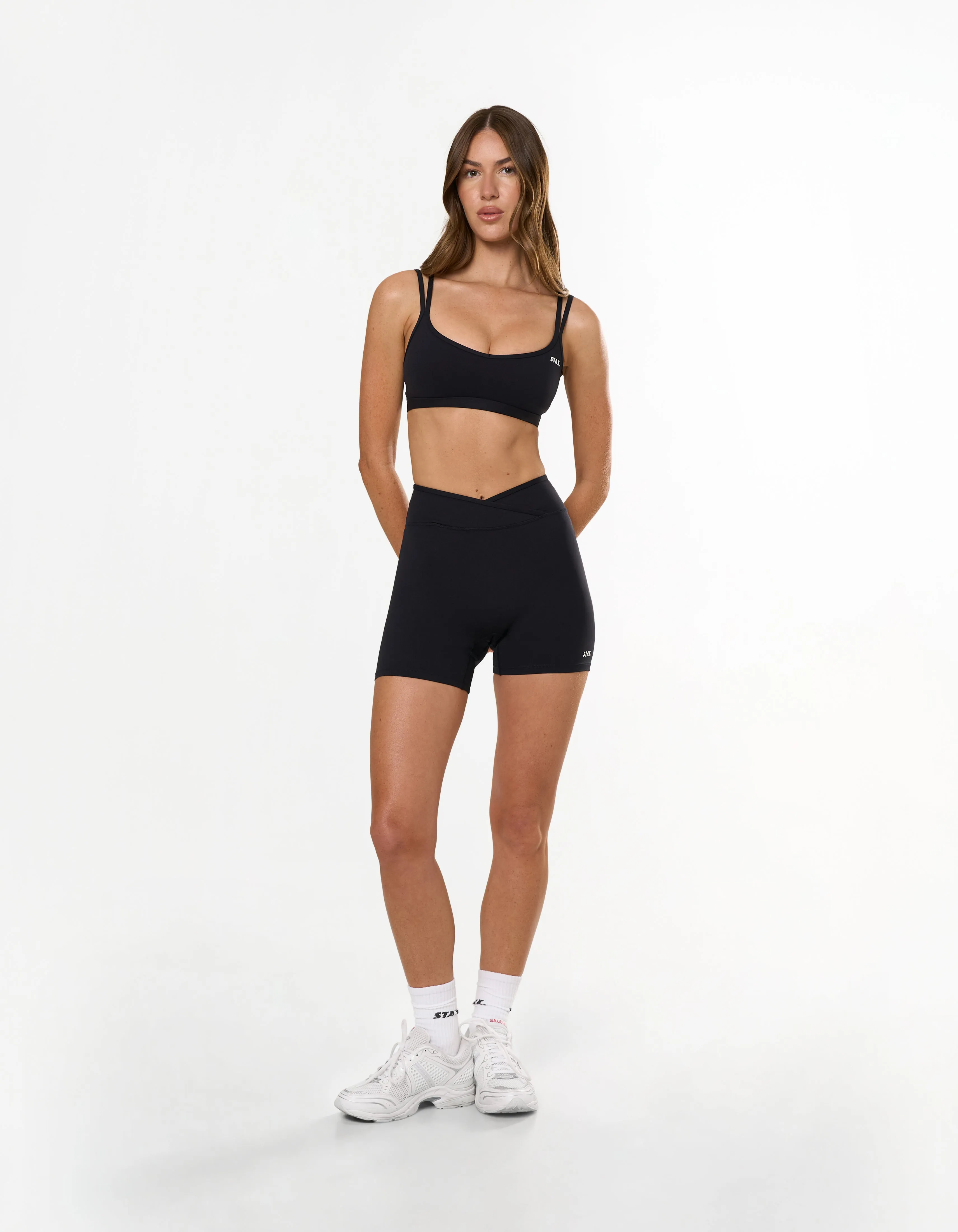Double Strap Crop Airlyte - Black sold by Stax product image thumbnail 5