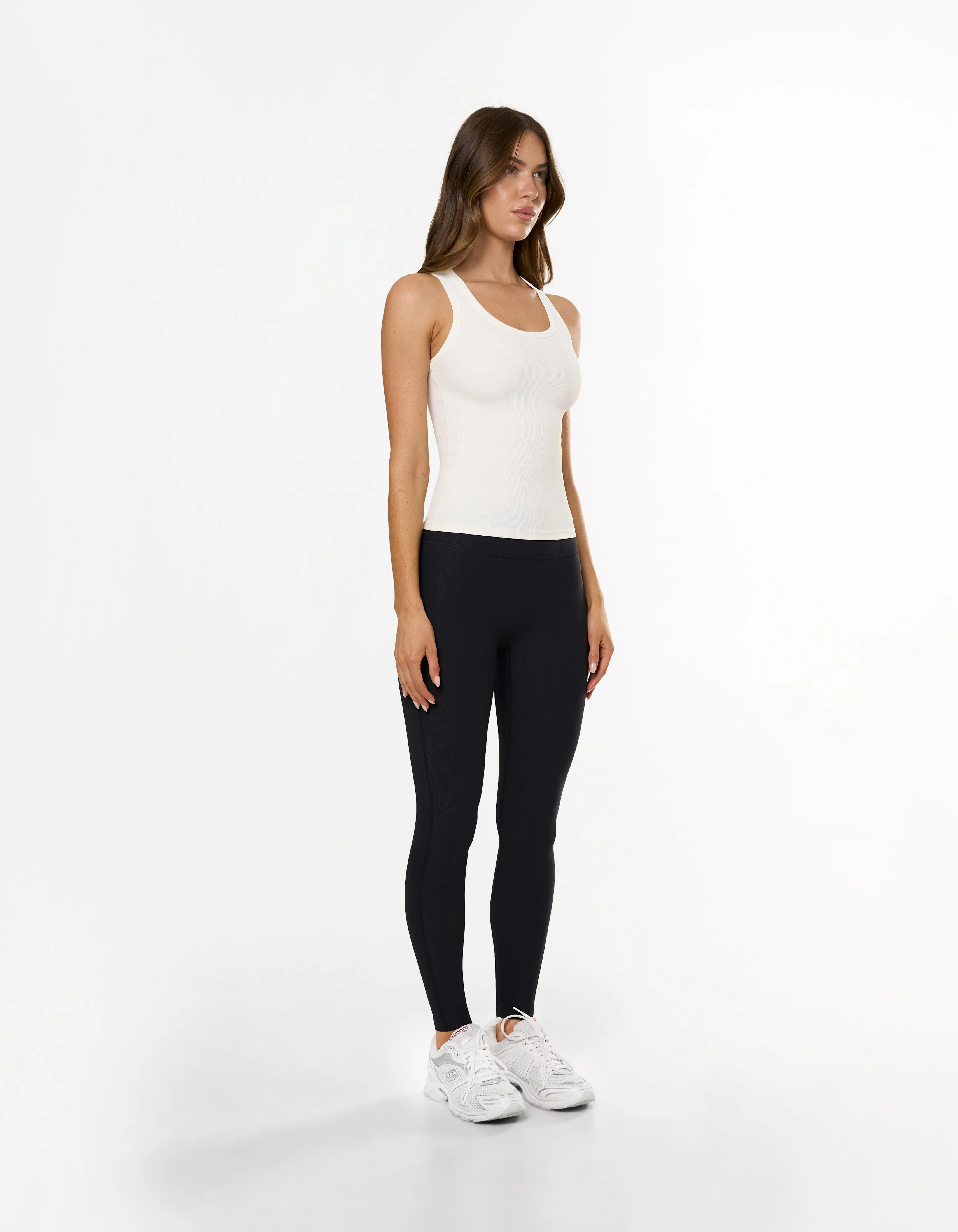 Active Rib Racer Singlet - White sold by Stax product image thumbnail 5