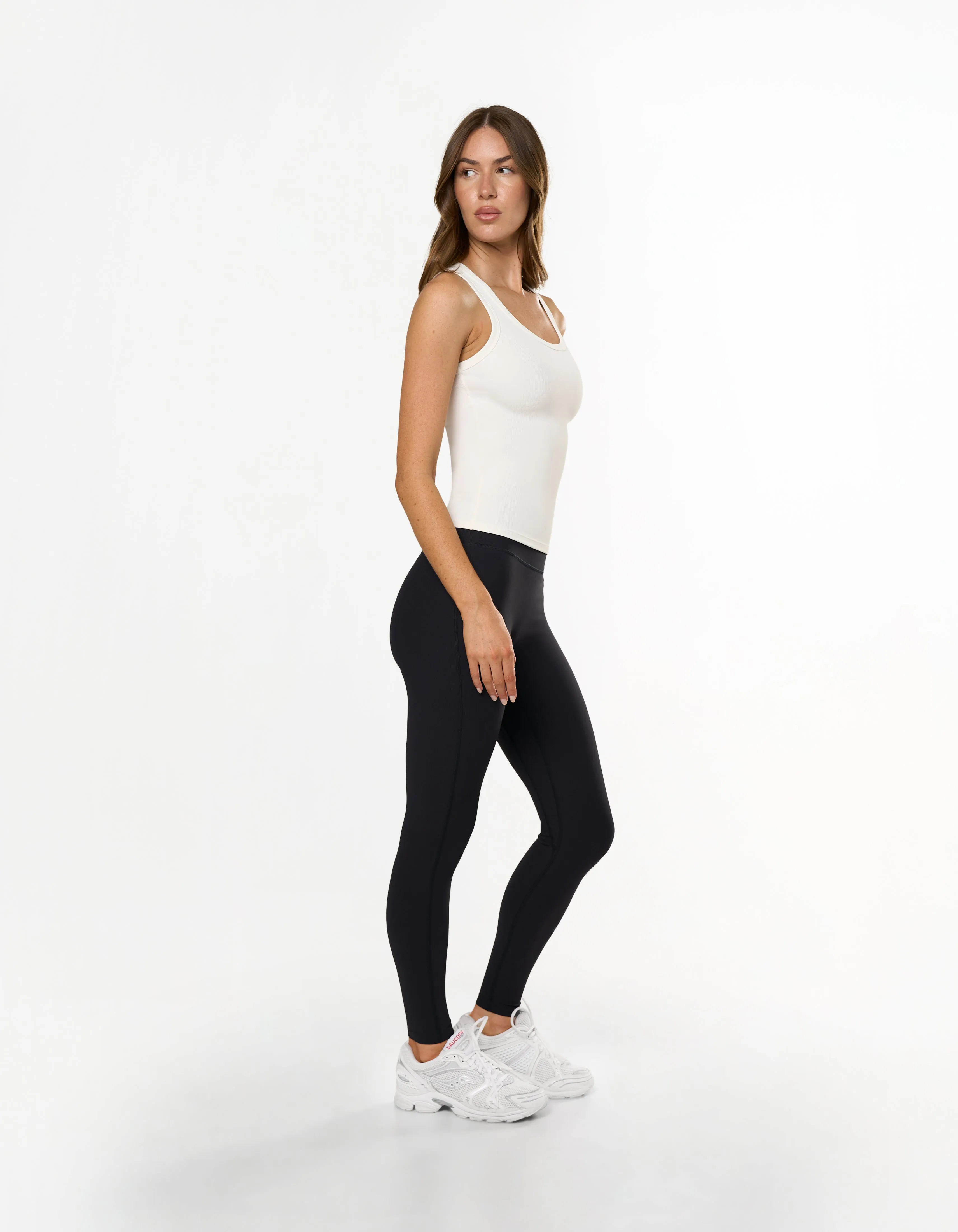Active Rib Racer Singlet - White sold by Stax product image thumbnail 4