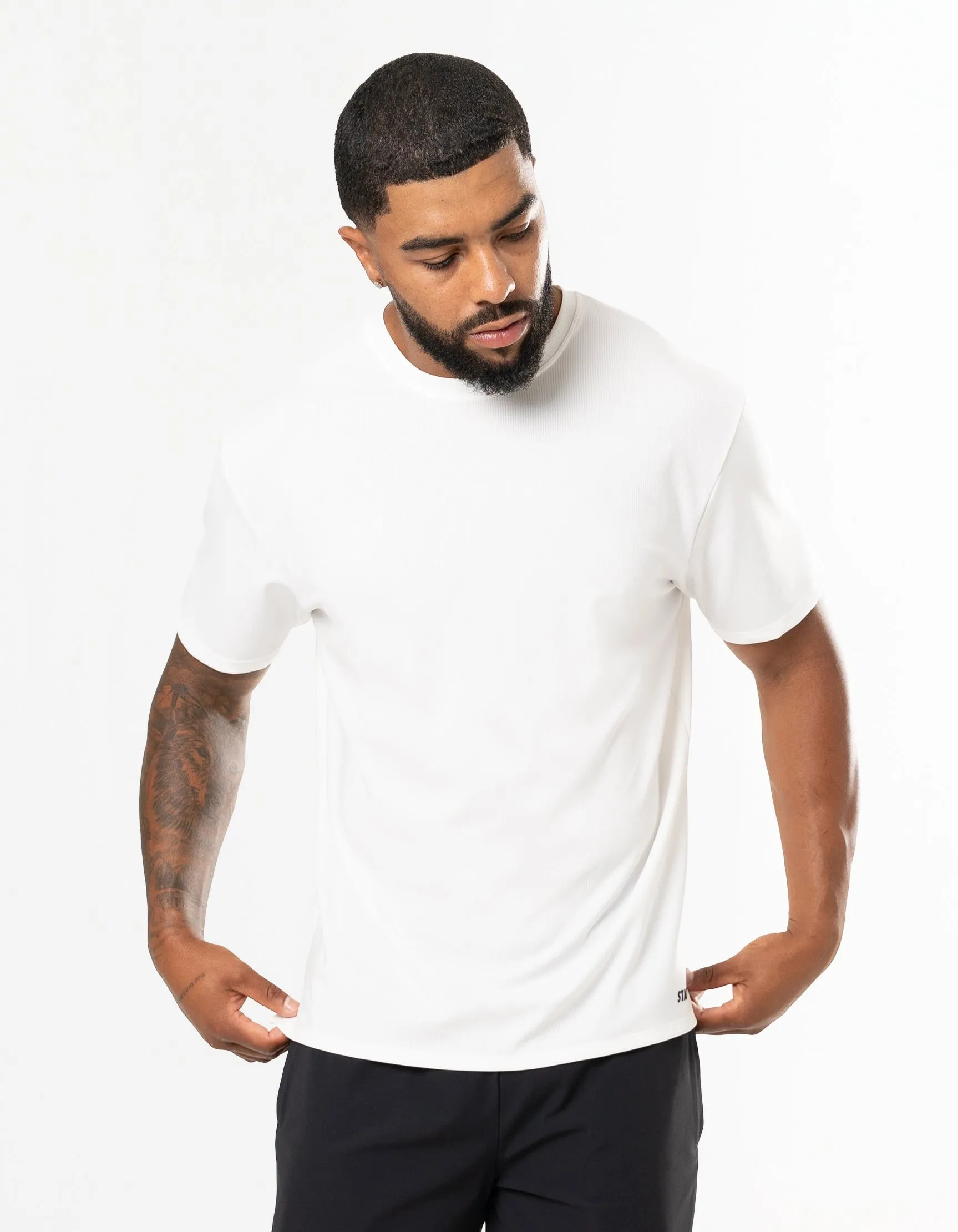 Motion Panel Tee - White sold by Stax