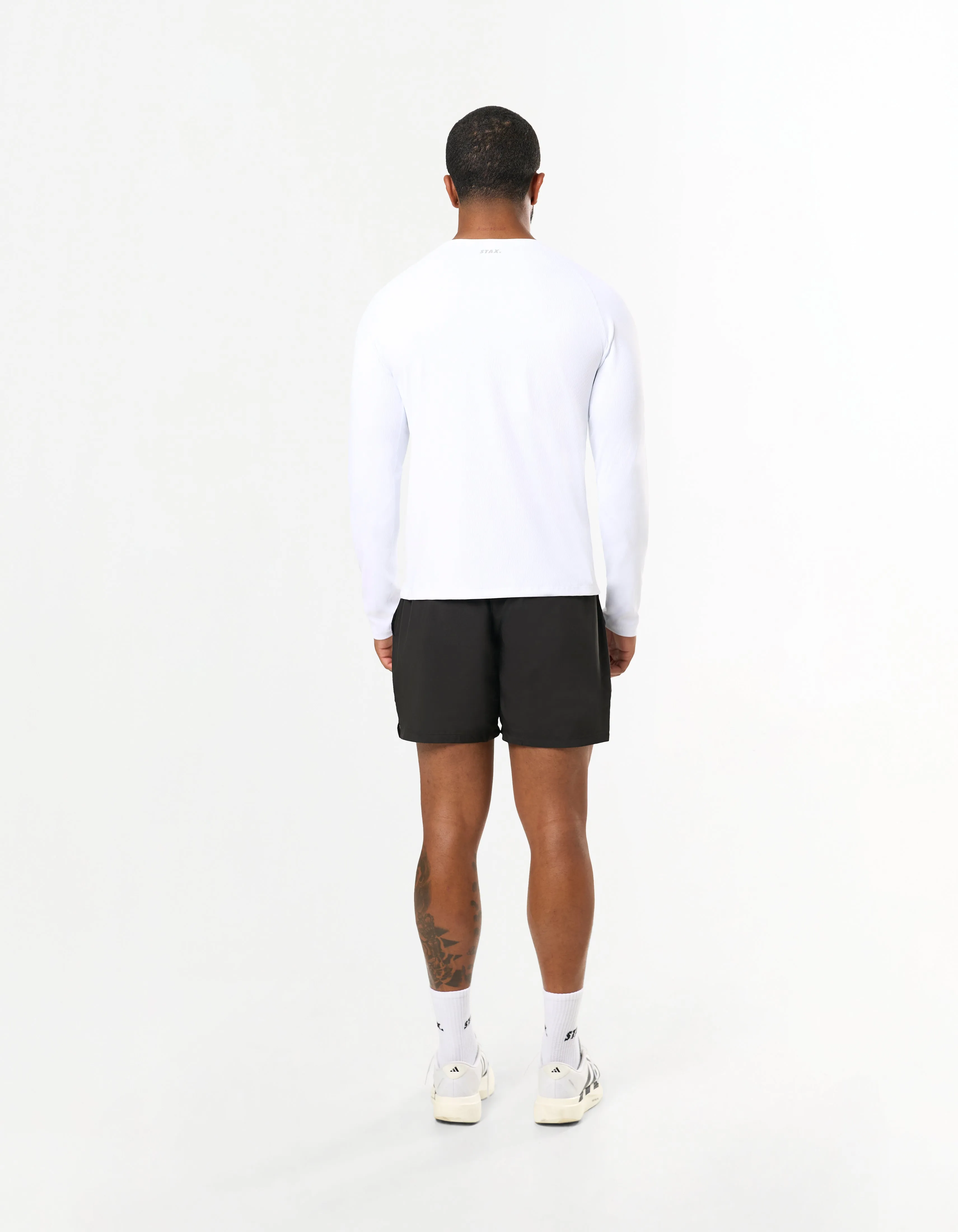 Conqr Waffle Long Sleeve - White sold by Stax product image thumbnail 3