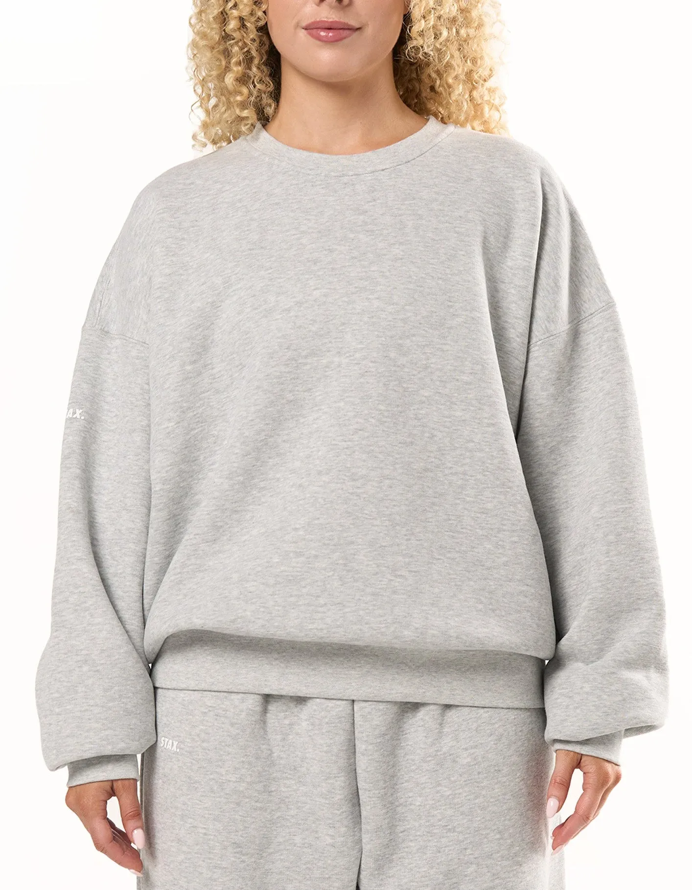 Classic Crew Solfleece® - Grey Marle sold by Stax