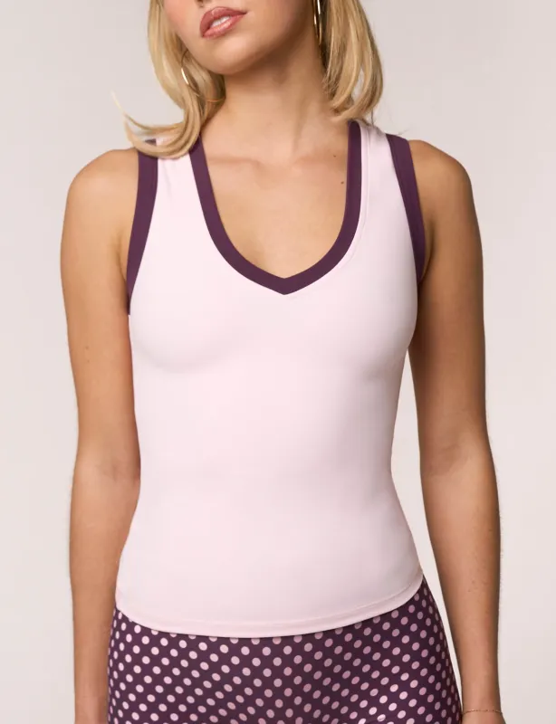 Cue V Neck Tank NANDEX™ - Ribbon made by Stax