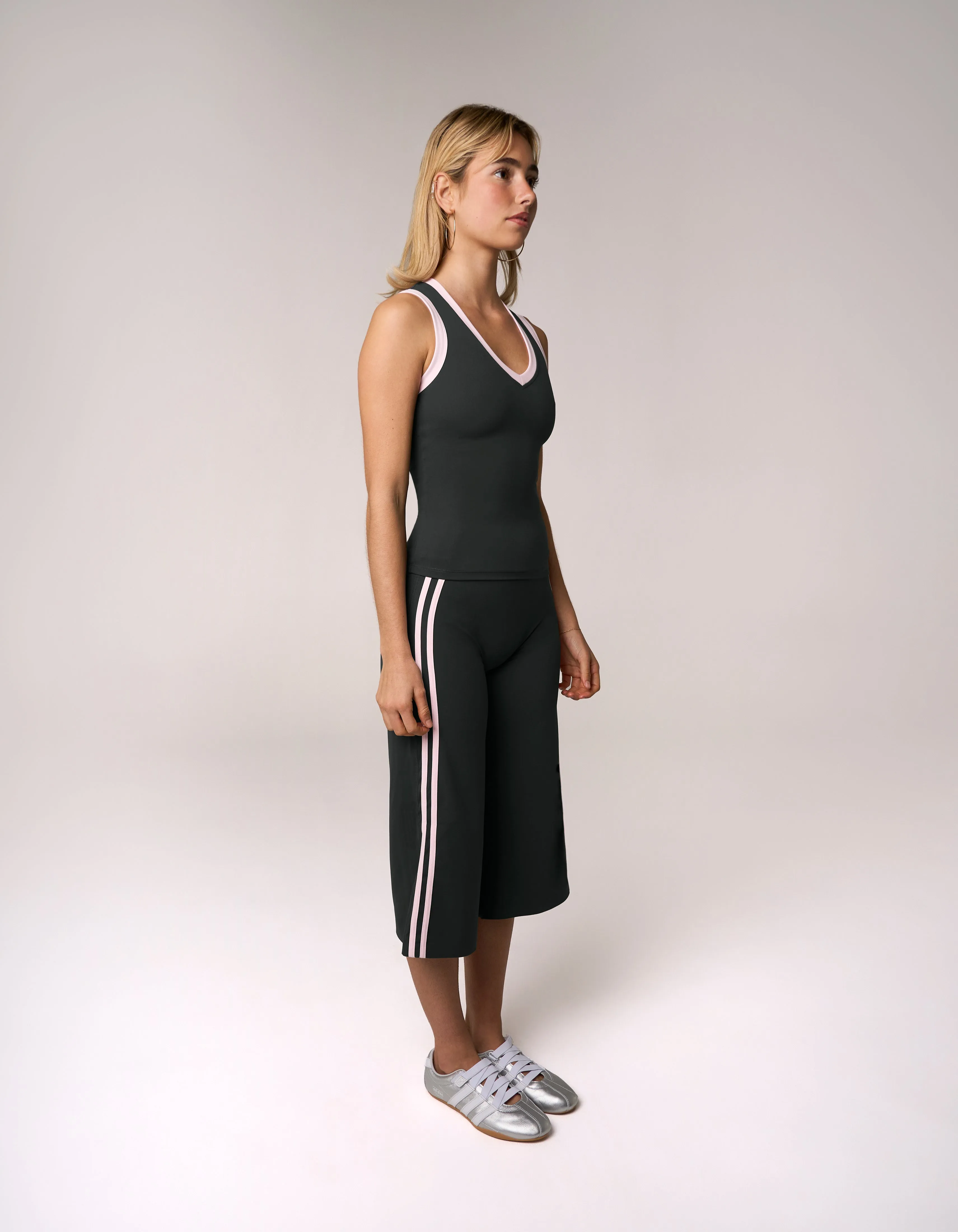 Cue V Neck Tank NANDEX™ - Shadow sold by Stax product image thumbnail 5
