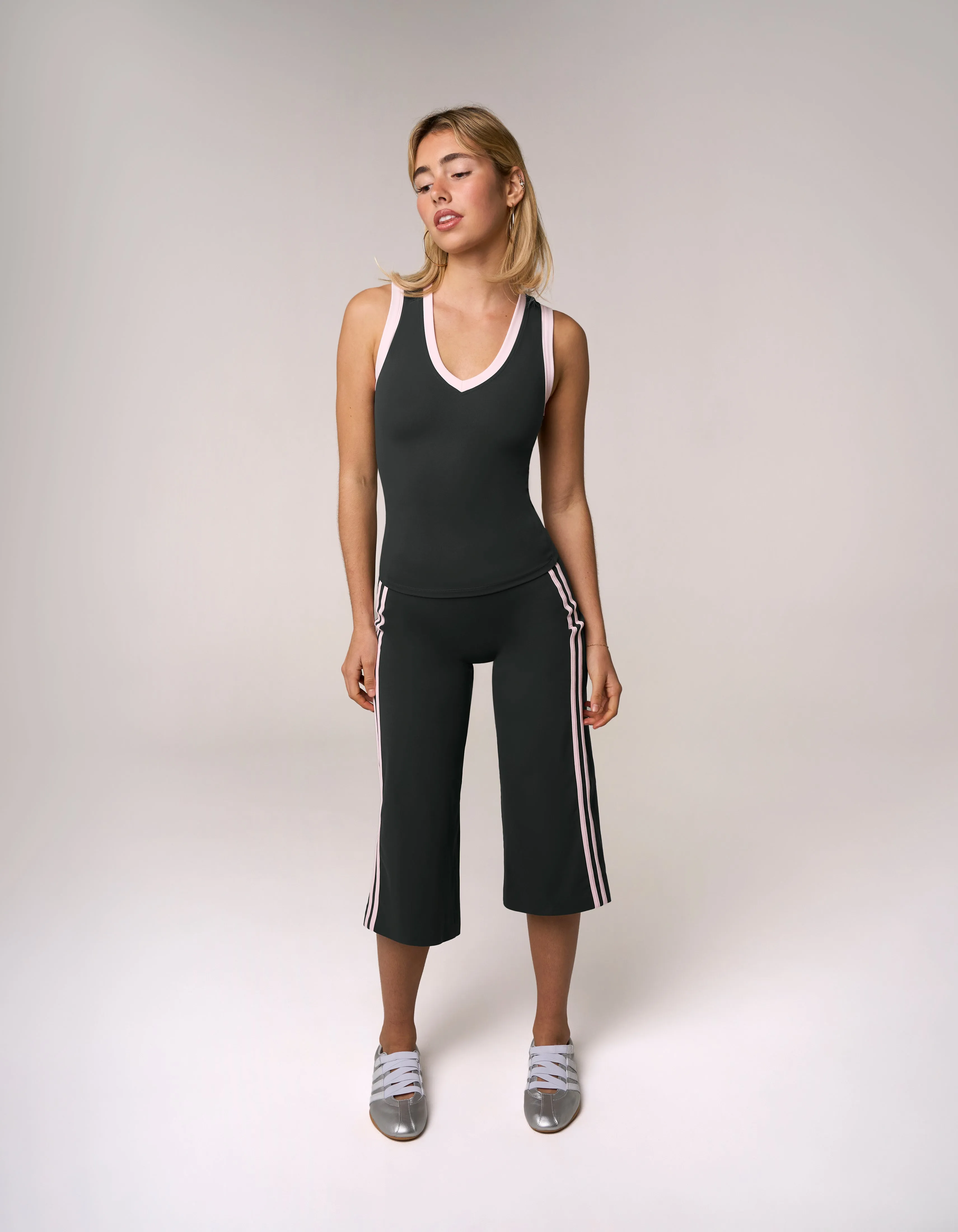 Cue V Neck Tank NANDEX™ - Shadow sold by Stax product image thumbnail 2
