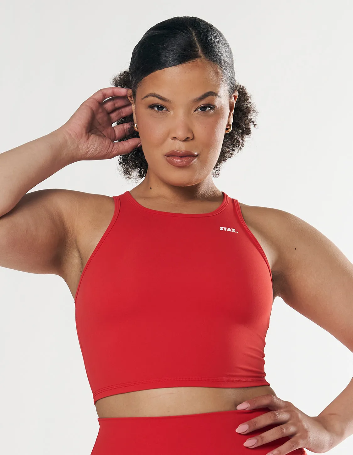 Cropped Tank NANDEX ™ - Red sold by Stax product image thumbnail 3