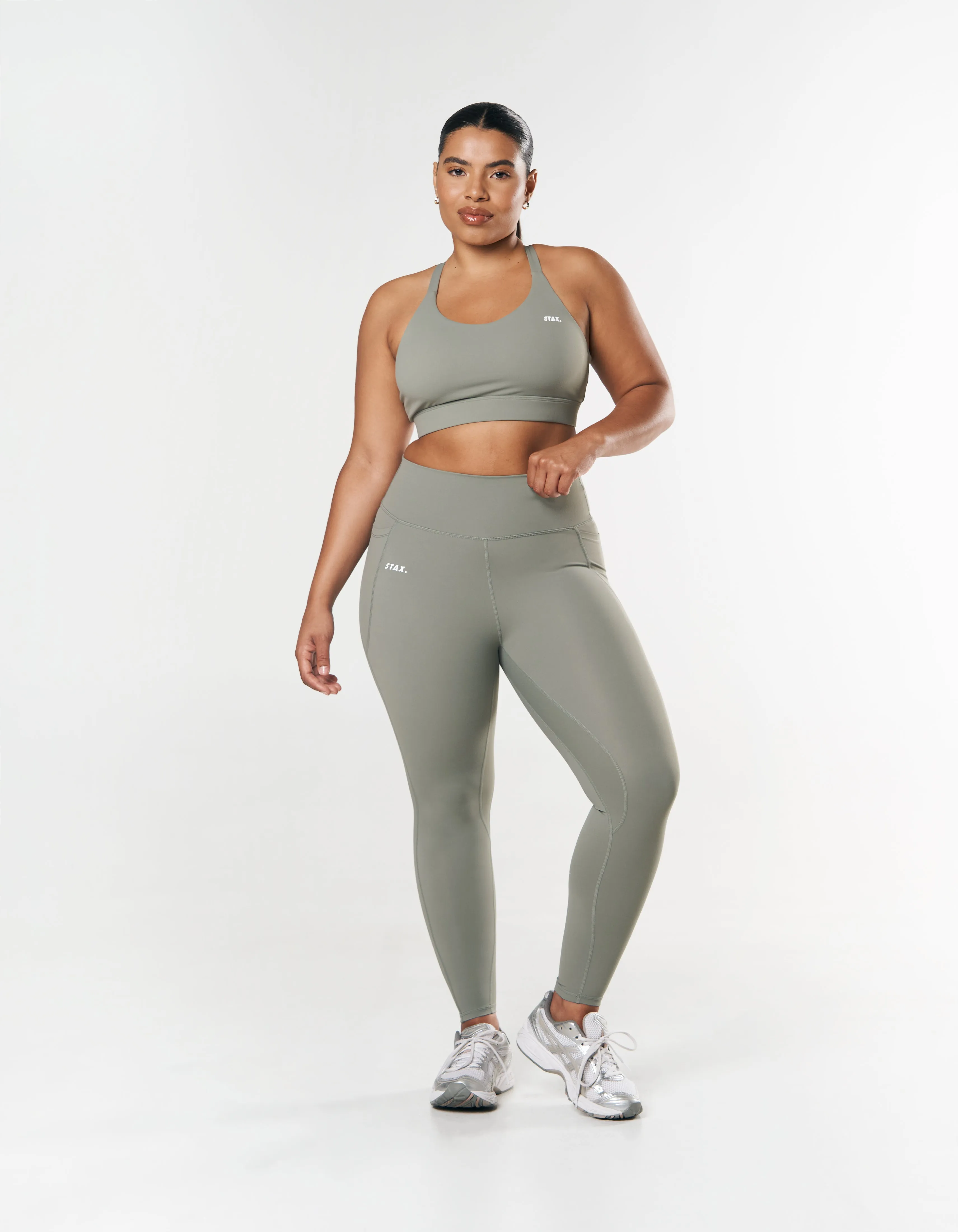 Phone Pocket Full Length Tights NANDEX ™ - Sage sold by Stax product image thumbnail 3