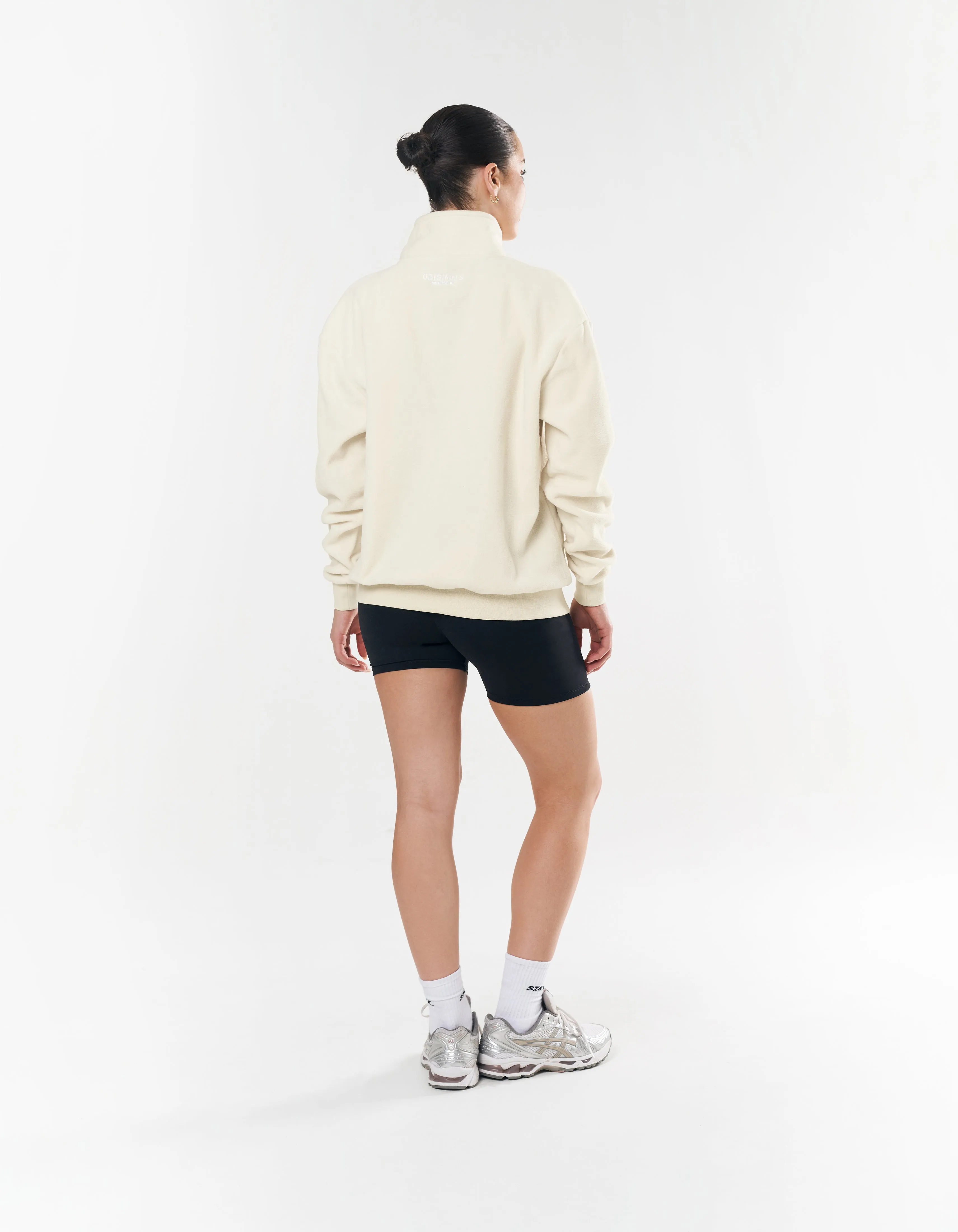 Originals Polar Fleece 1/4 Zip - Cream sold by Stax product image thumbnail 4