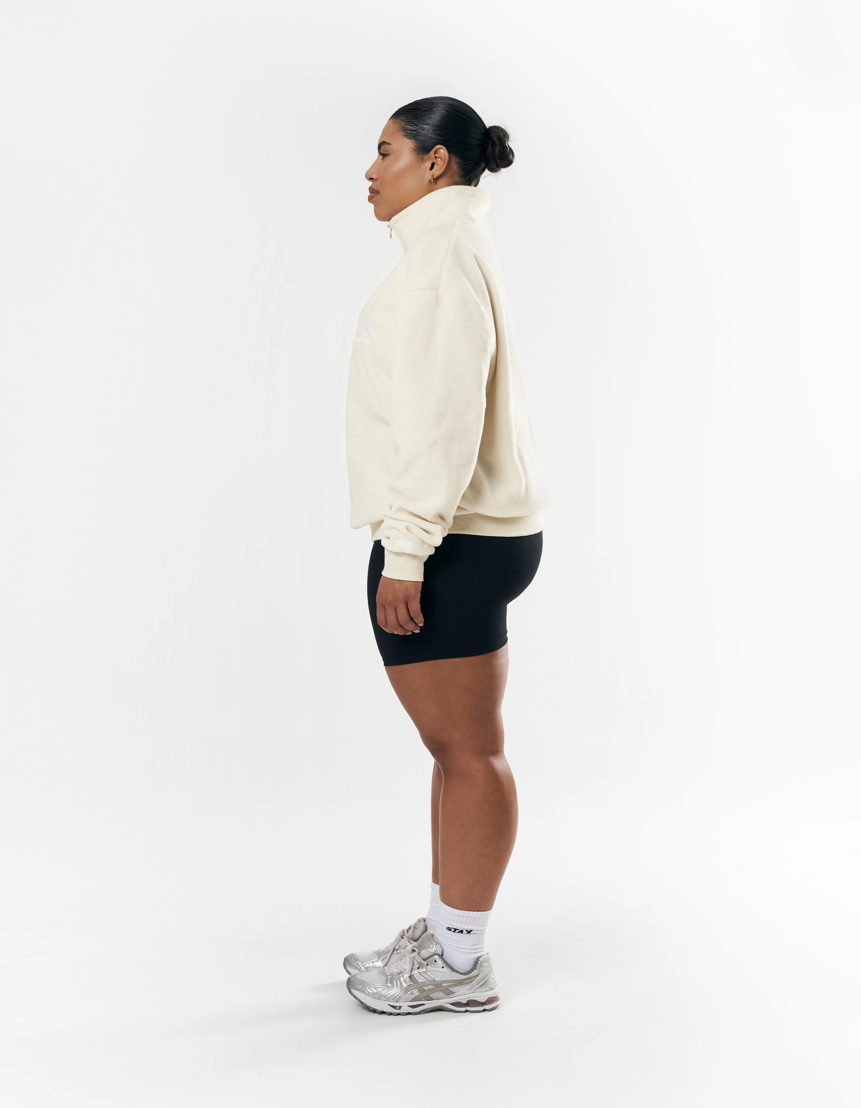 Originals Polar Fleece 1/4 Zip - Cream sold by Stax product image thumbnail 5