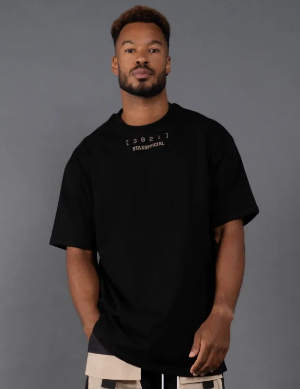 Mens Barcode Tee - Beige sold by Stax