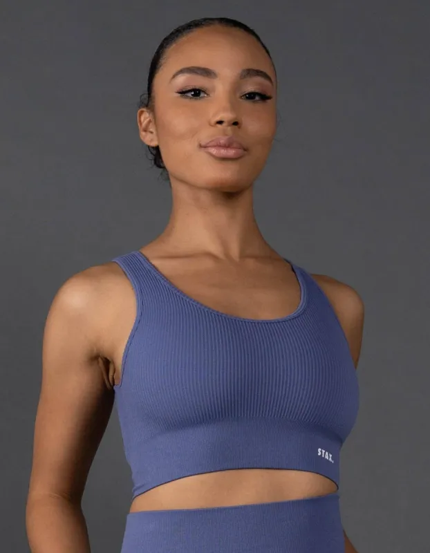 Premium Seamless Low Back Crop Lounge V5.1 - Topaz sold by Stax