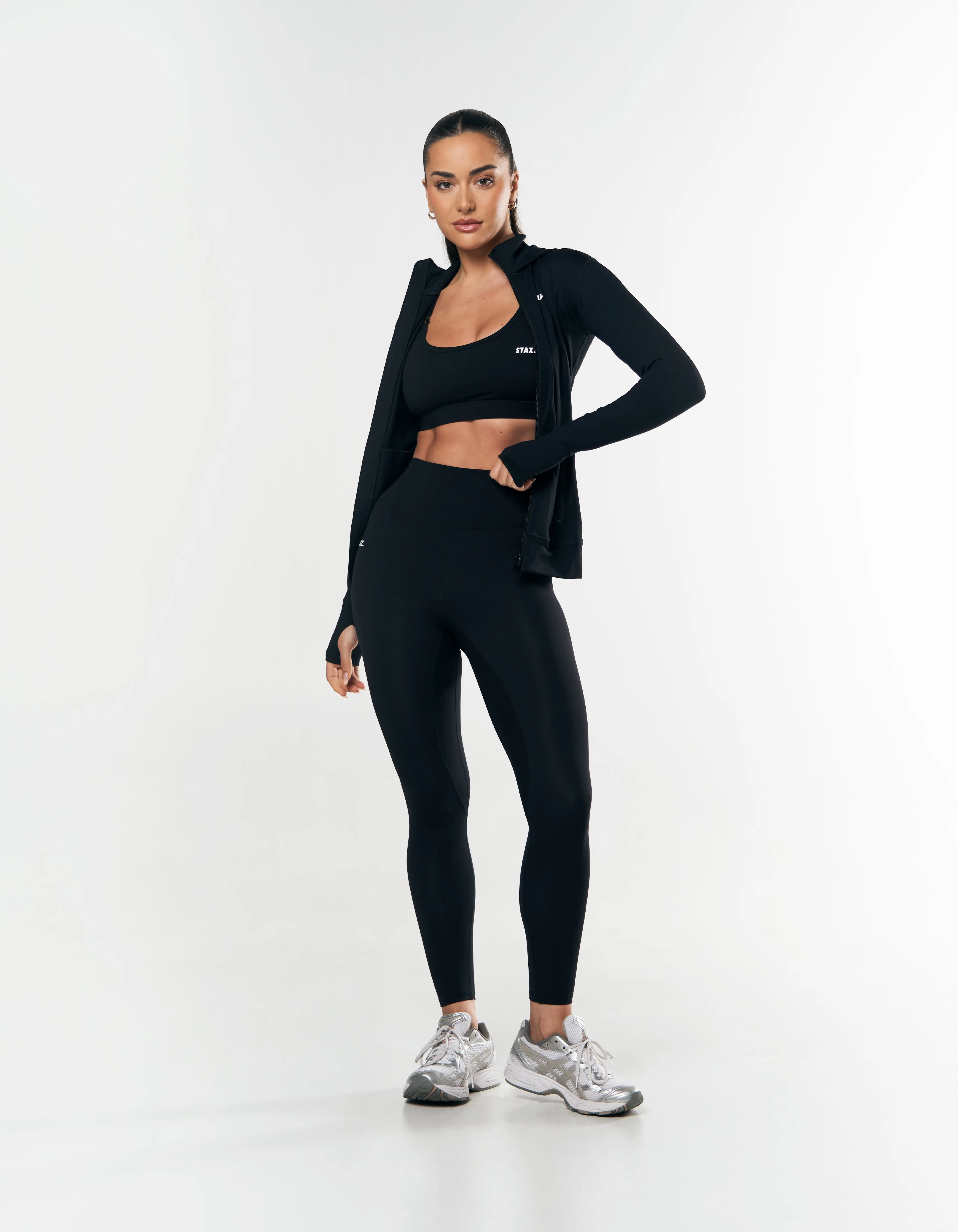 Zip Jacket Hoodie NANDEX™ - Black sold by Stax product image thumbnail 2
