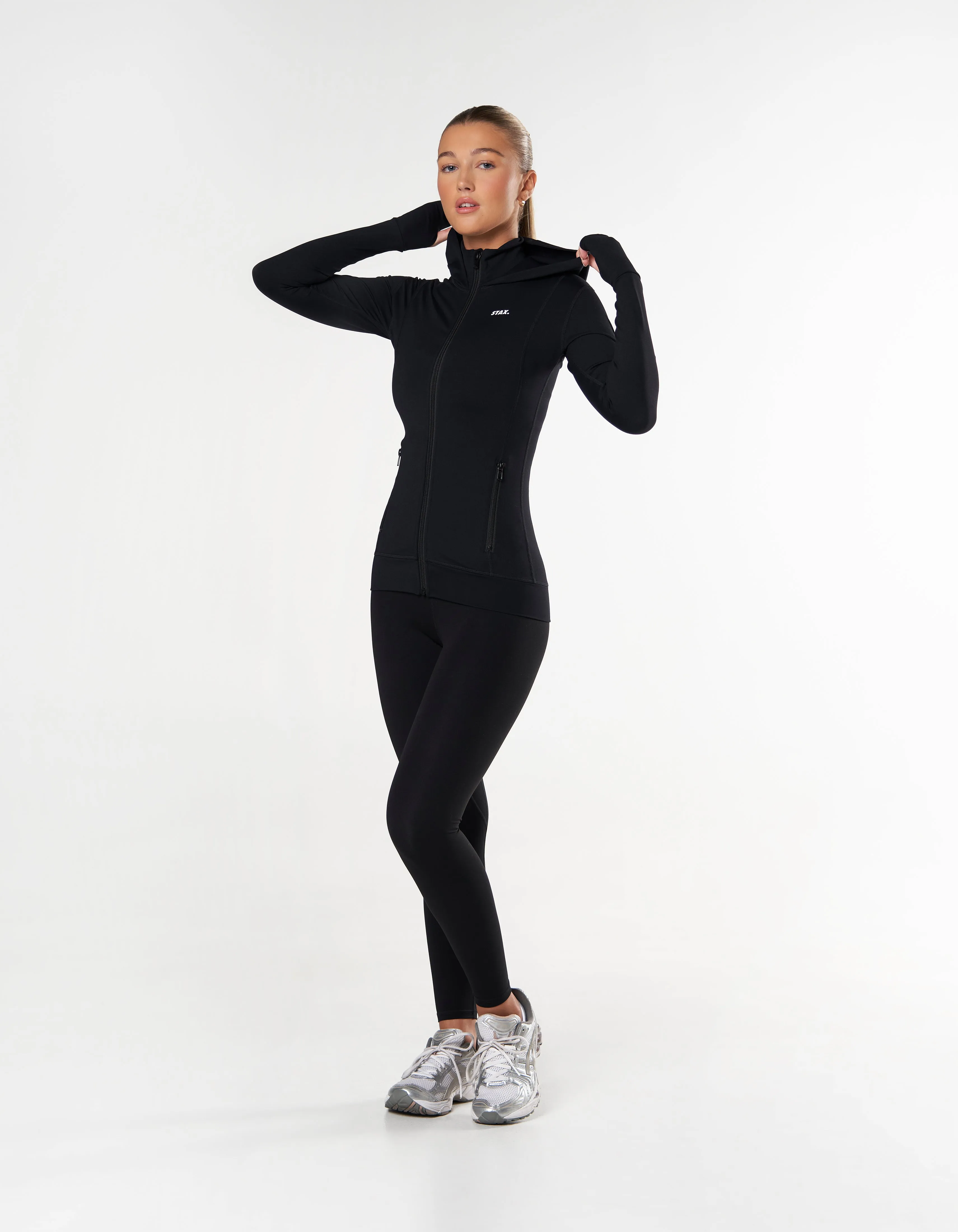 Zip Jacket Hoodie NANDEX™ - Black sold by Stax product image thumbnail 4