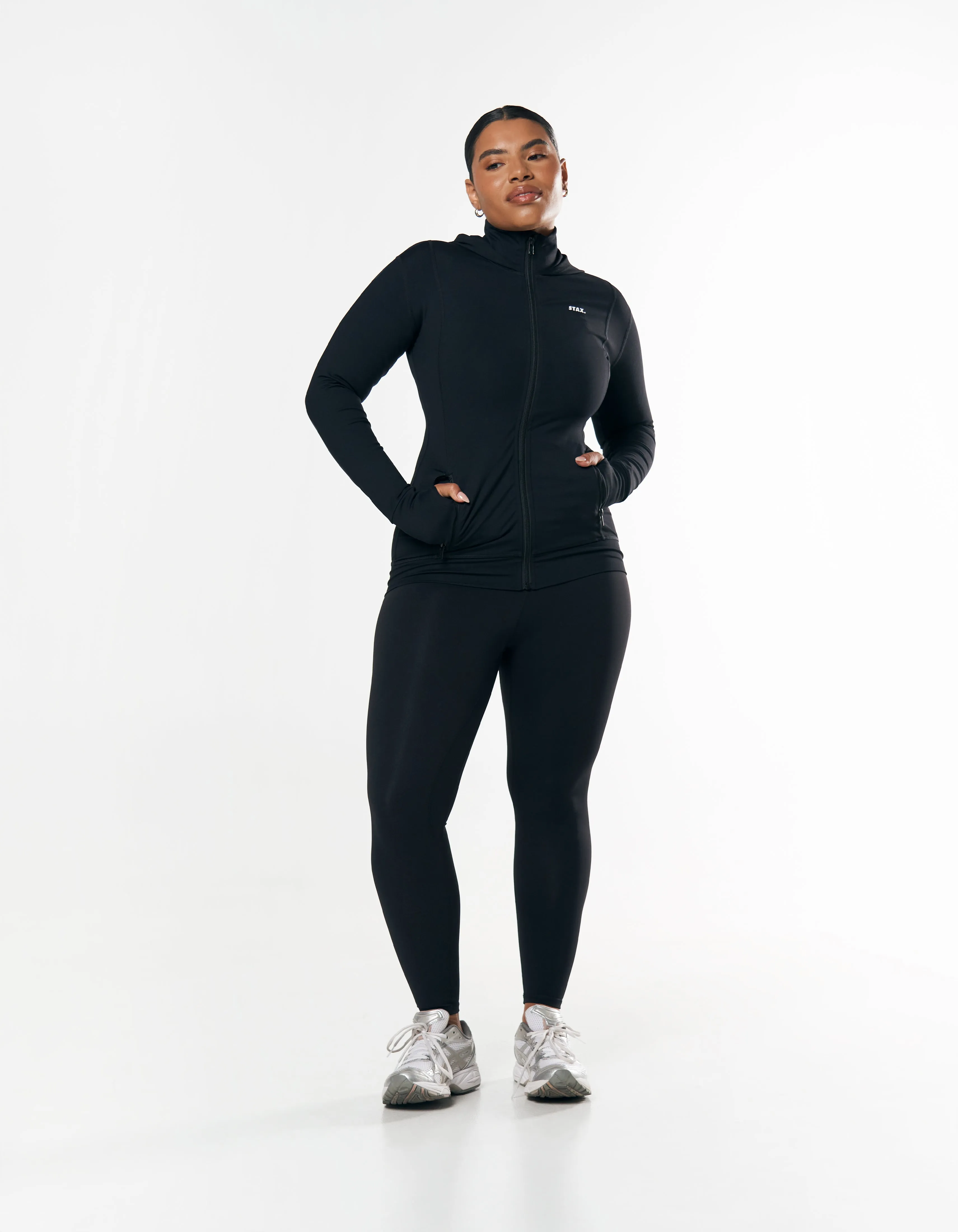 Zip Jacket Hoodie NANDEX™ - Black sold by Stax product image thumbnail 3