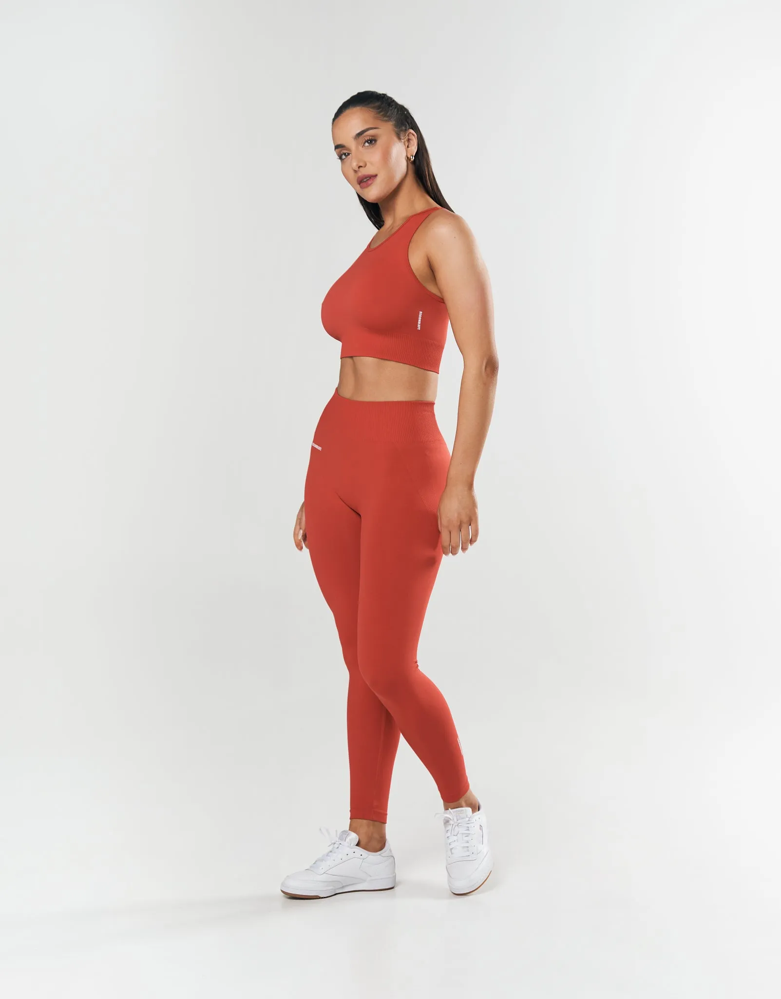 Seamless Cropped Singlet - Red sold by Stax product image thumbnail 3
