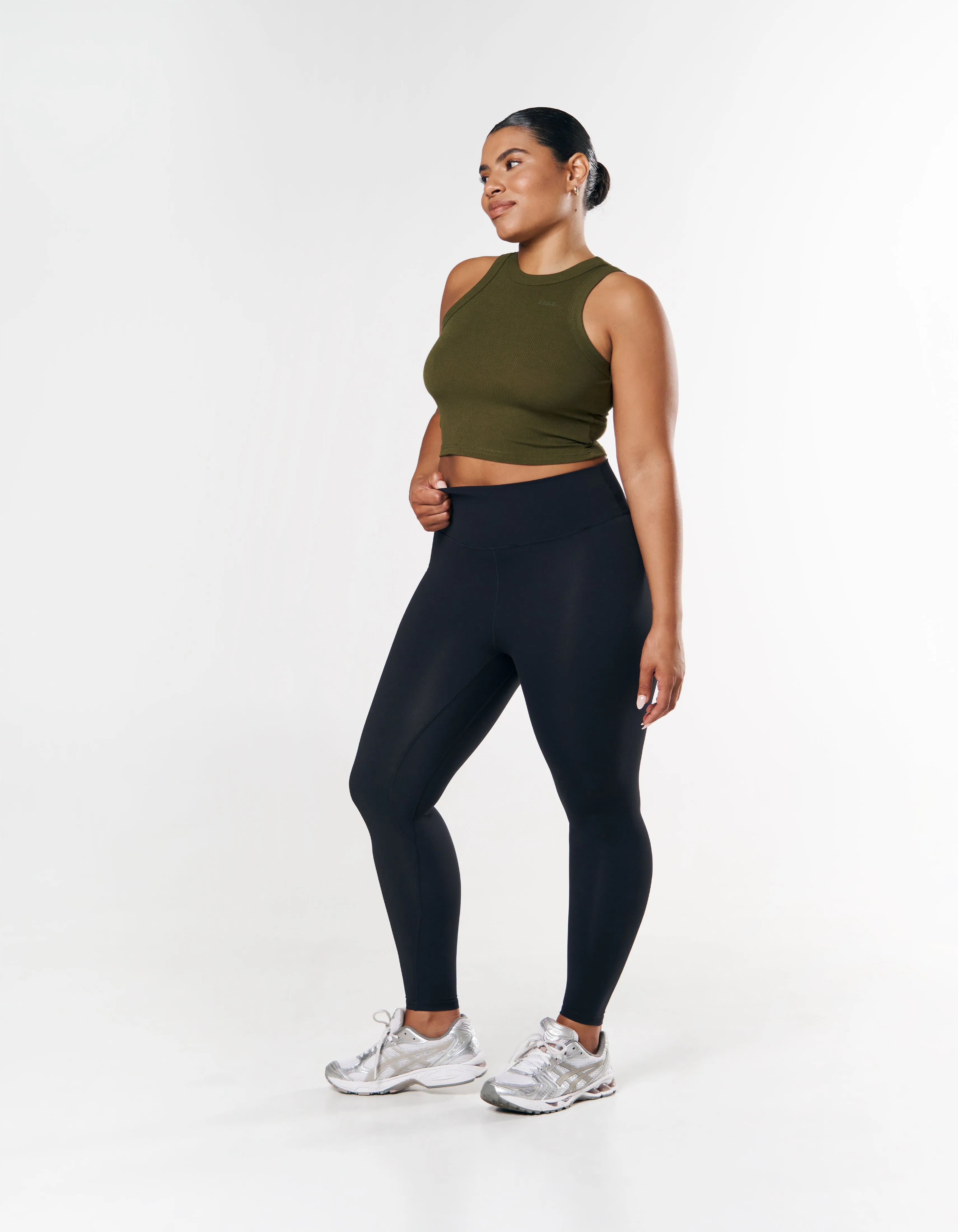 Ribbed Tank - Khaki sold by Stax product image thumbnail 5