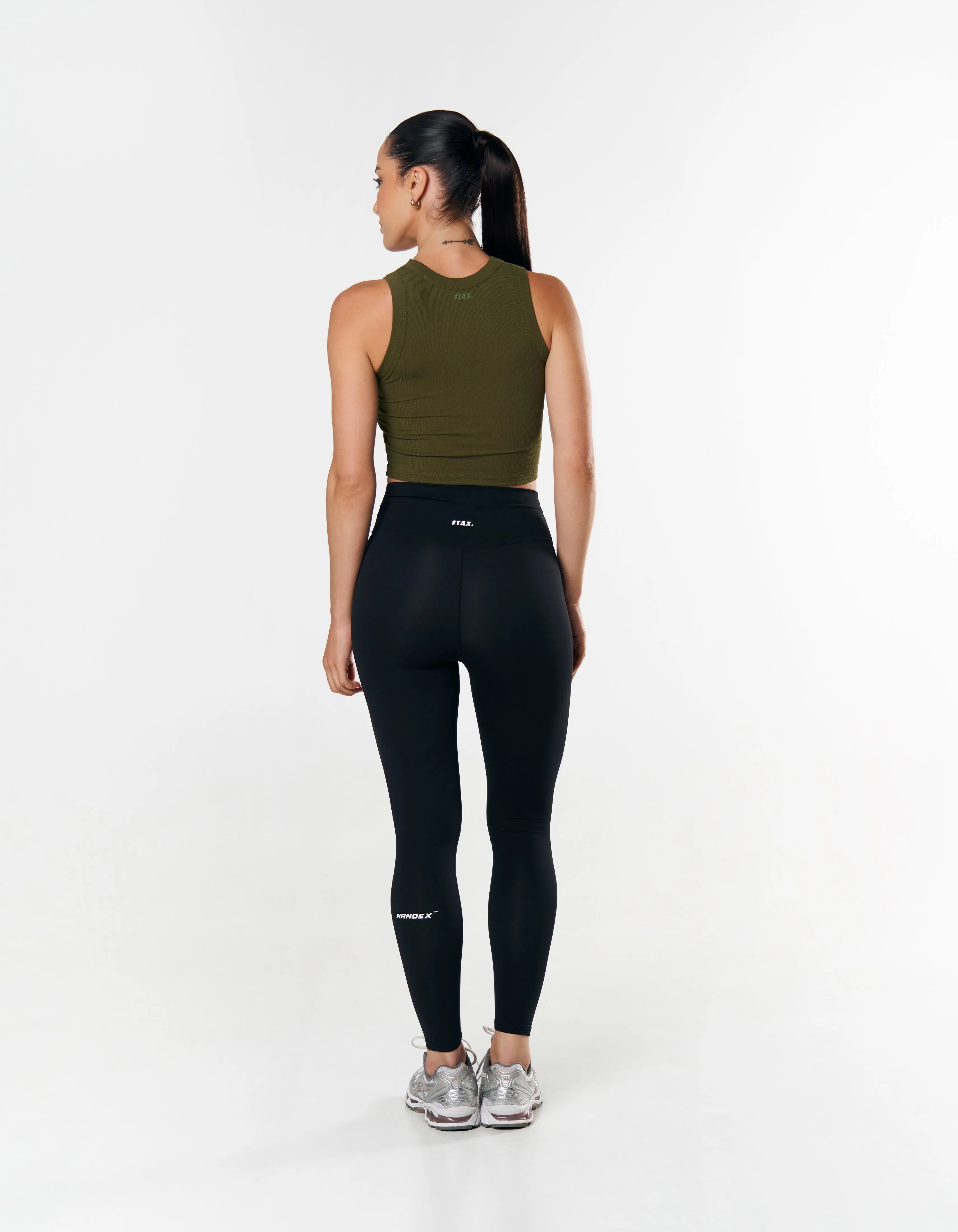 Ribbed Tank - Khaki sold by Stax product image thumbnail 4