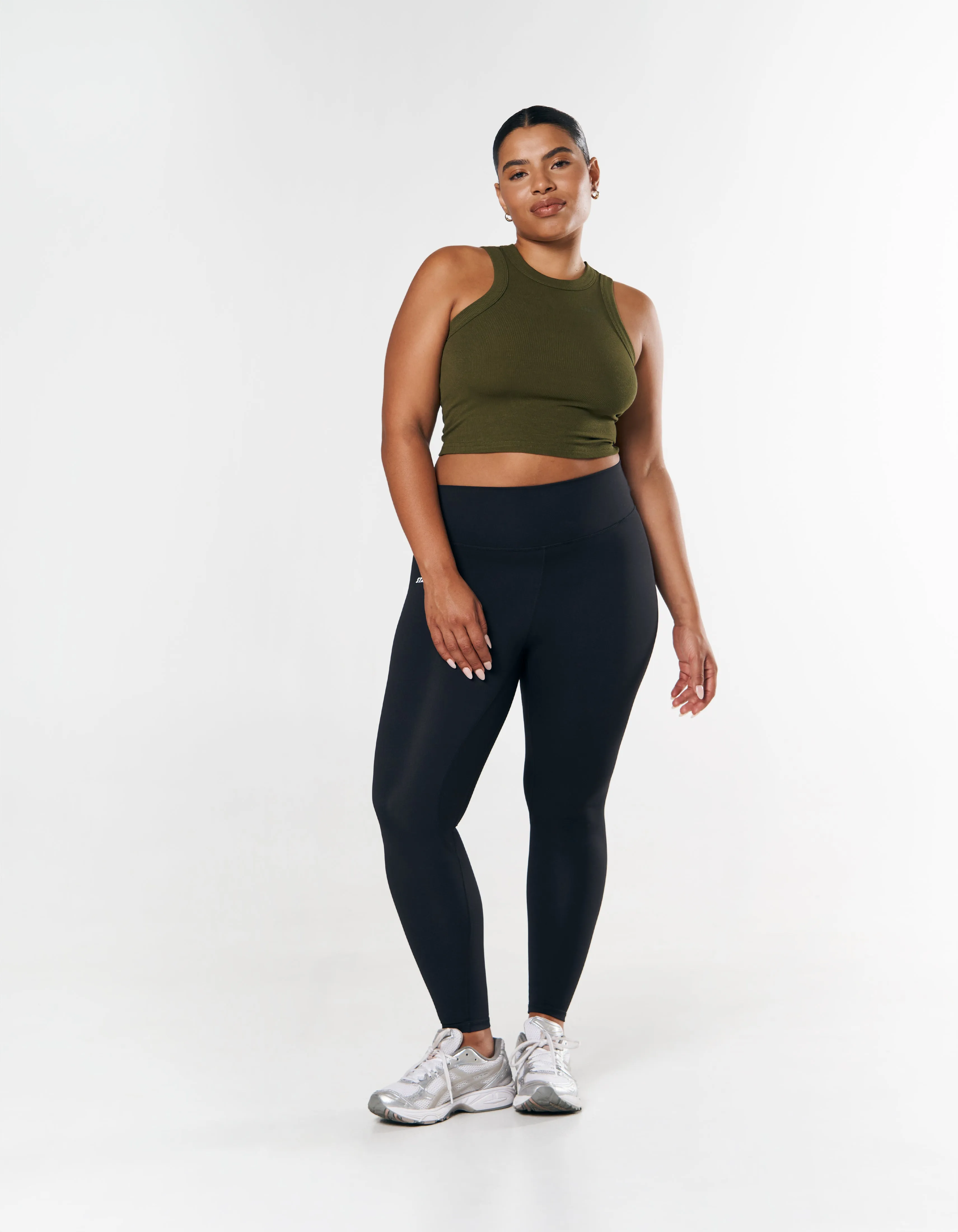 Ribbed Tank - Khaki sold by Stax product image thumbnail 2