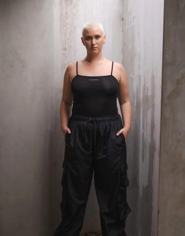 AW Sahara Singlet - Storm (Black) sold by Stax