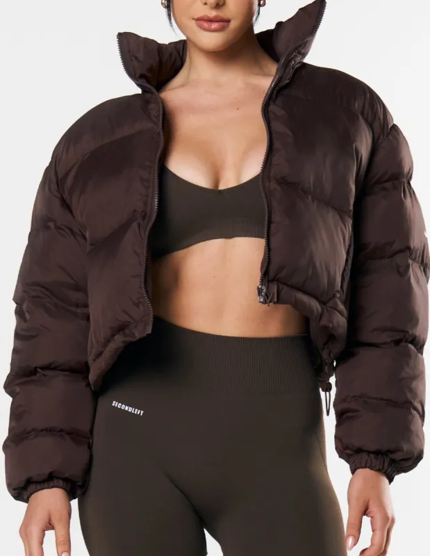 Cropped Puffer - Brown sold by Stax