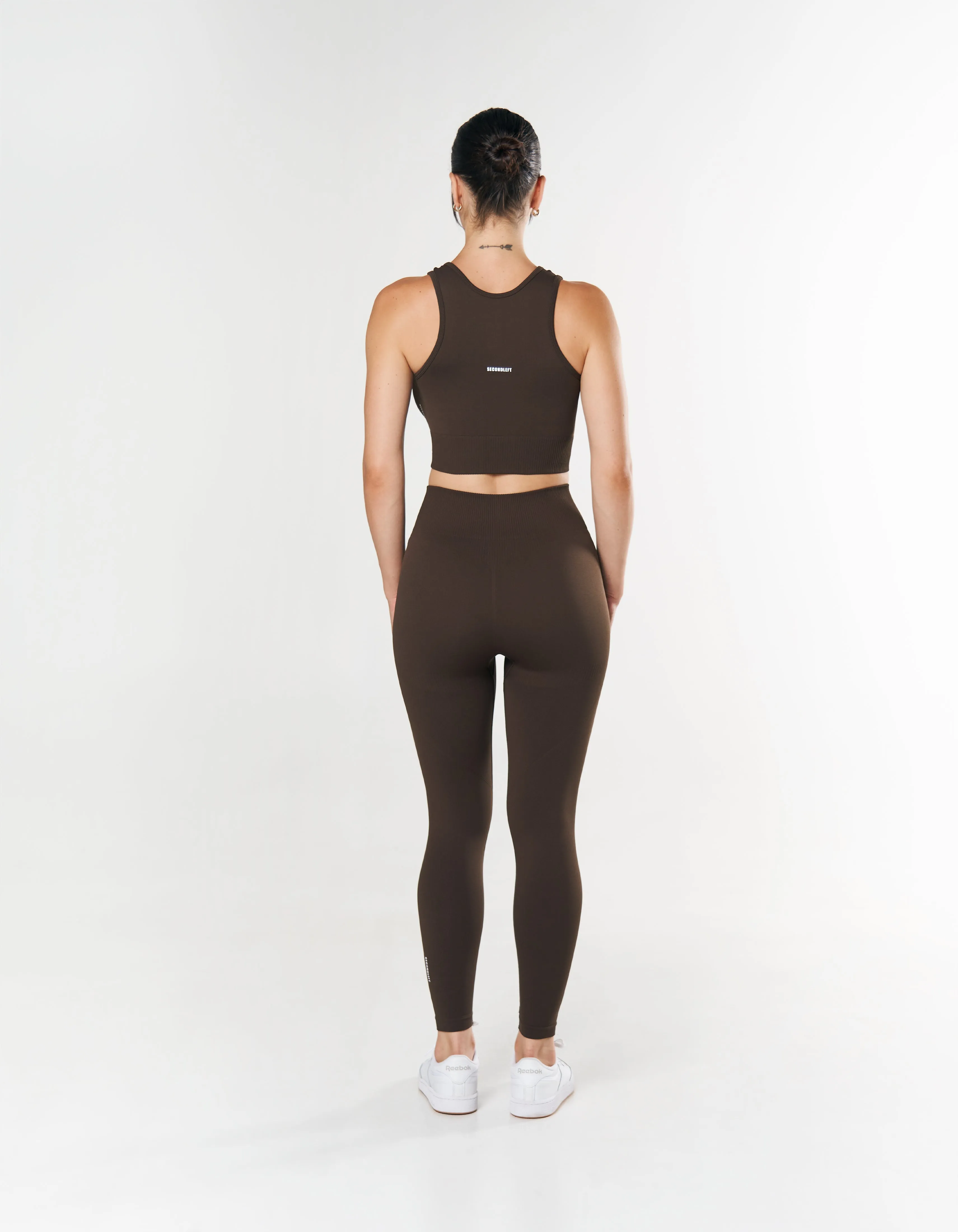 Seamless Cropped Singlet - Espresso sold by Stax product image thumbnail 3
