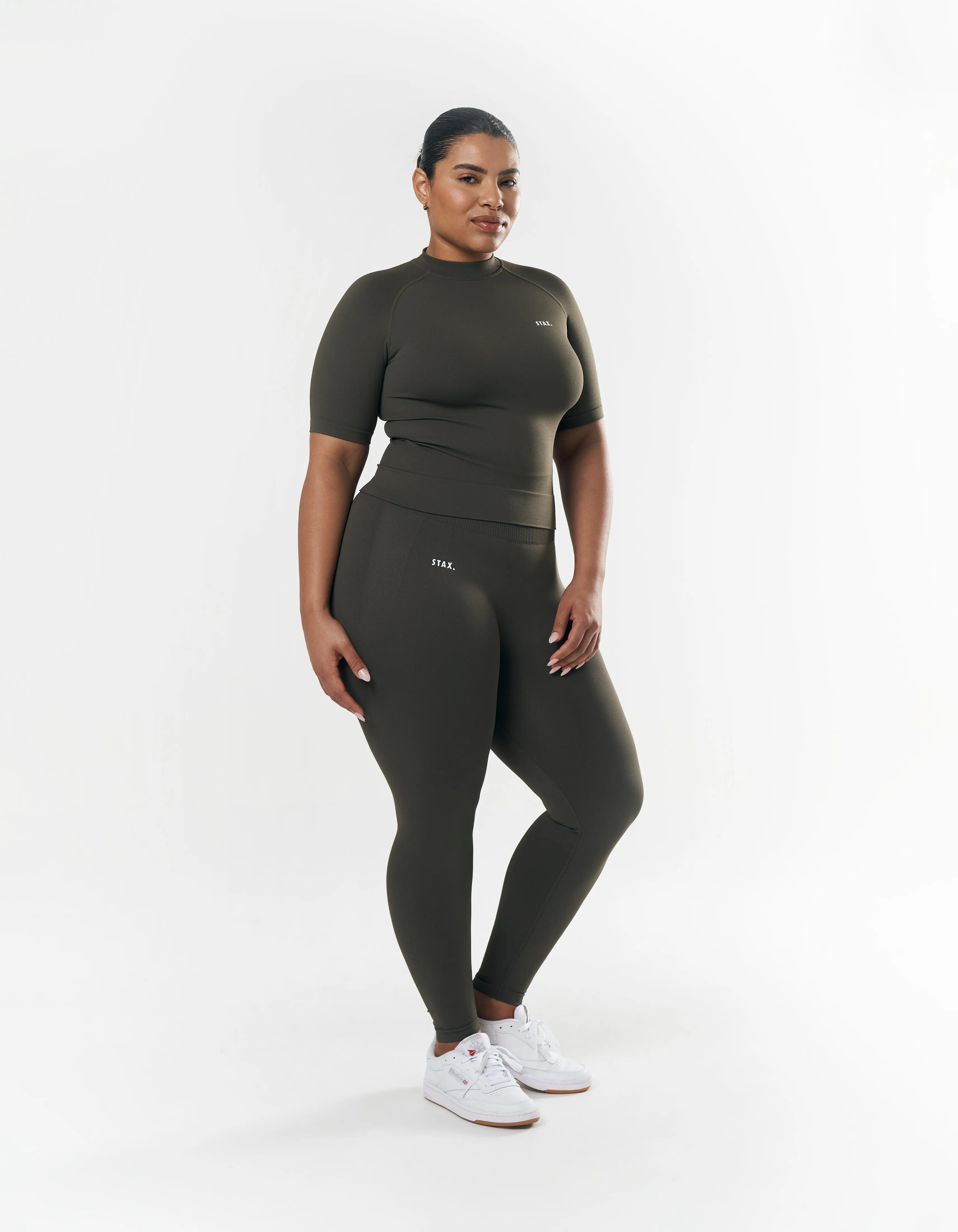 Premium Seamless High Neck Tee - Dovetail sold by Stax product image thumbnail 2