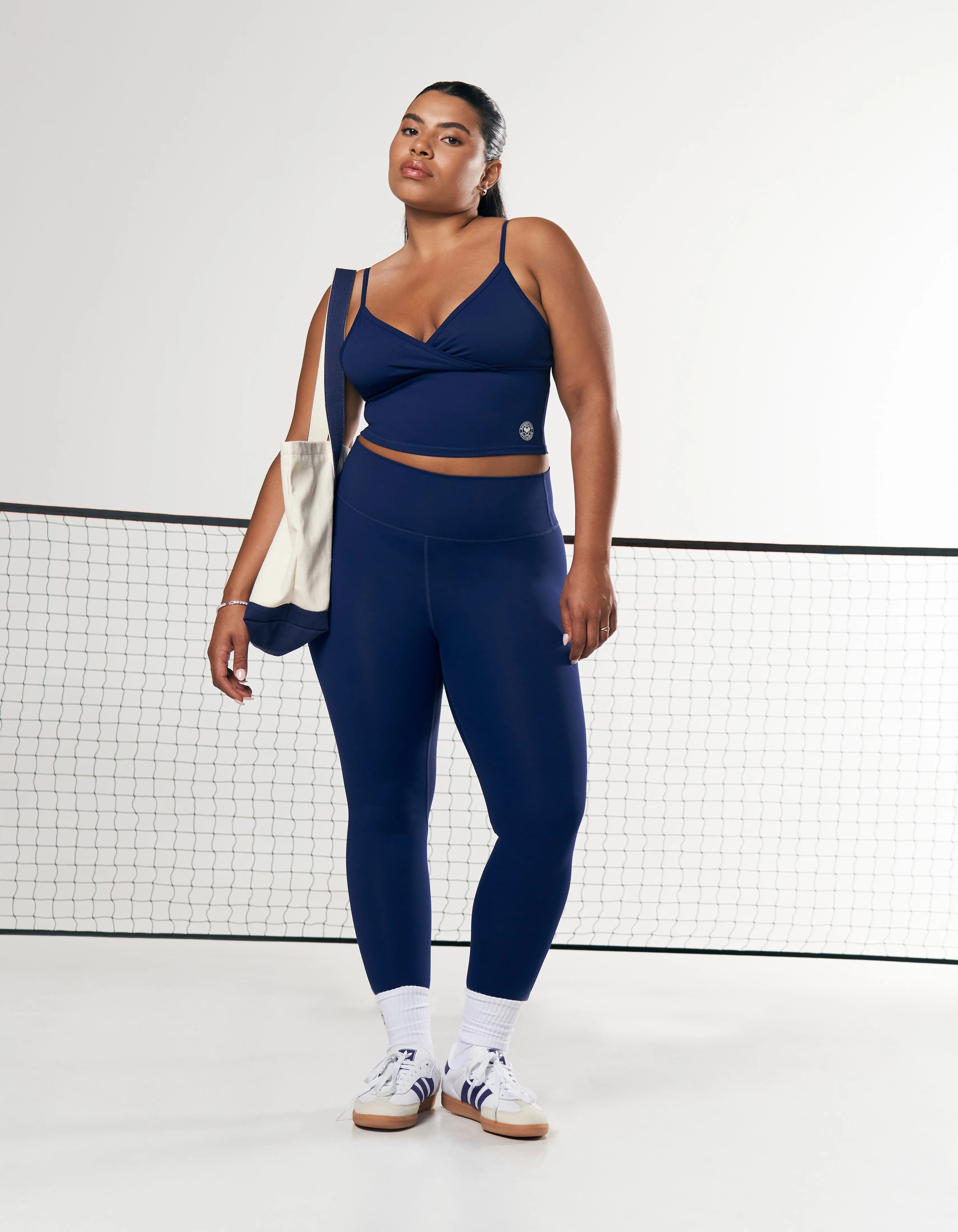Racquet Club V Tank - Navy sold by Stax product image thumbnail 5
