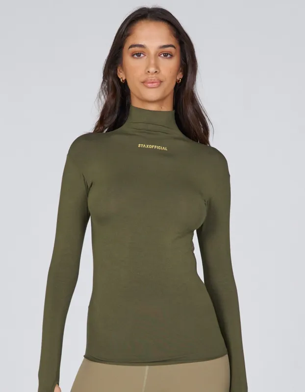 AW Long Sleeve - Oryx (Olive) sold by Stax