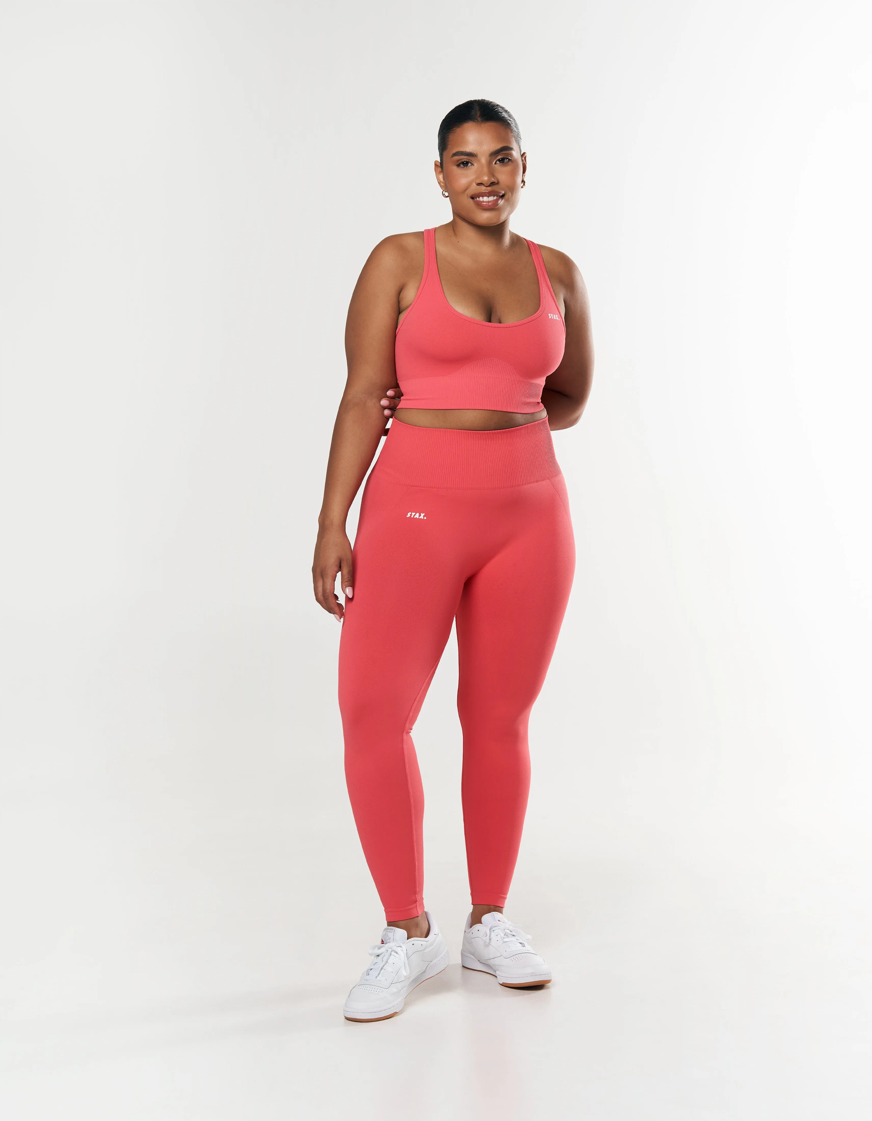 Premium Seamless Summer Racer Crop - Pink sold by Stax product image thumbnail 2