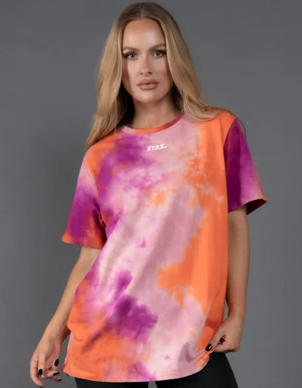 Oversize Tie Dye Tee - Universe sold by Stax