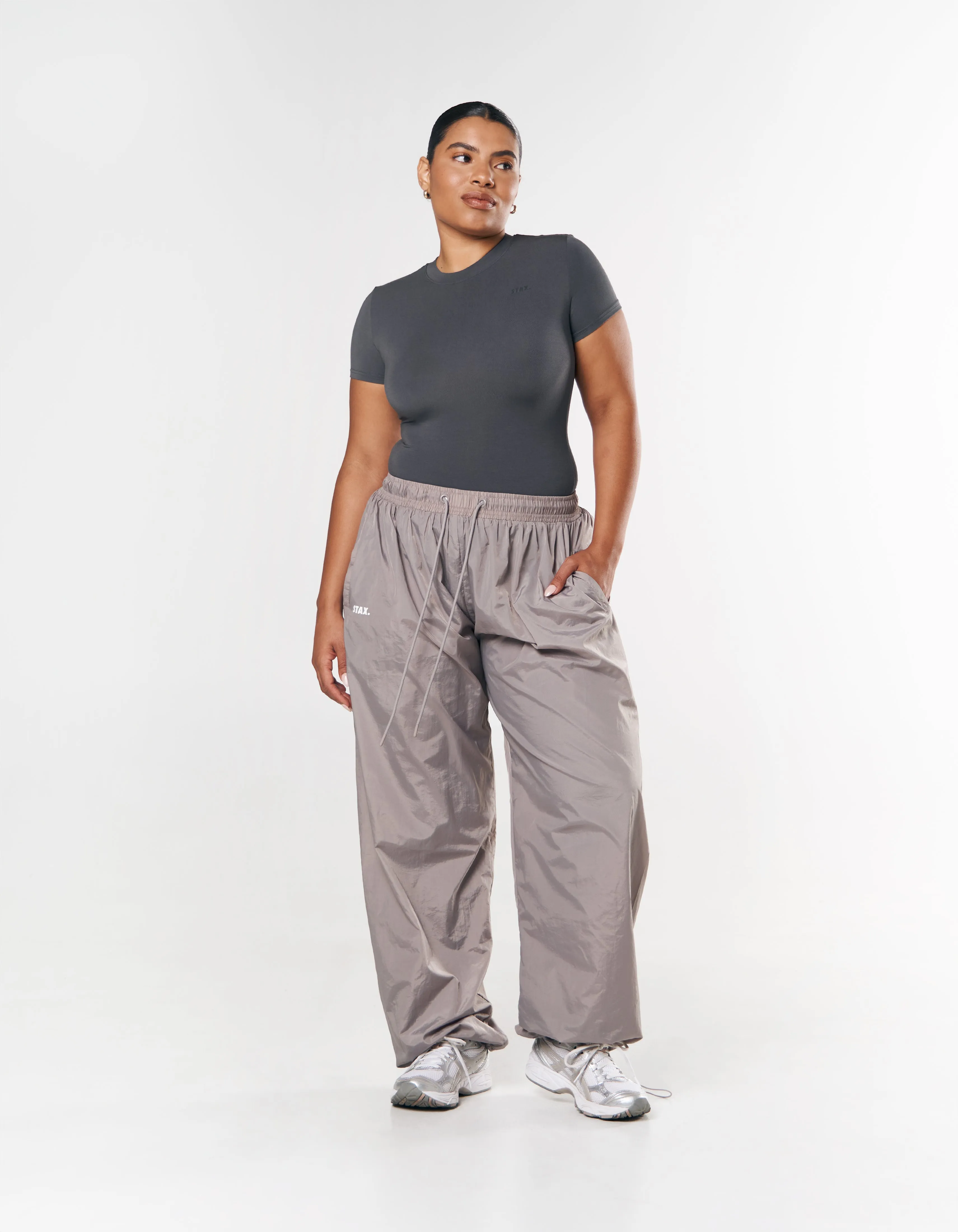 Parachute Pants- Grey sold by Stax product image thumbnail 3