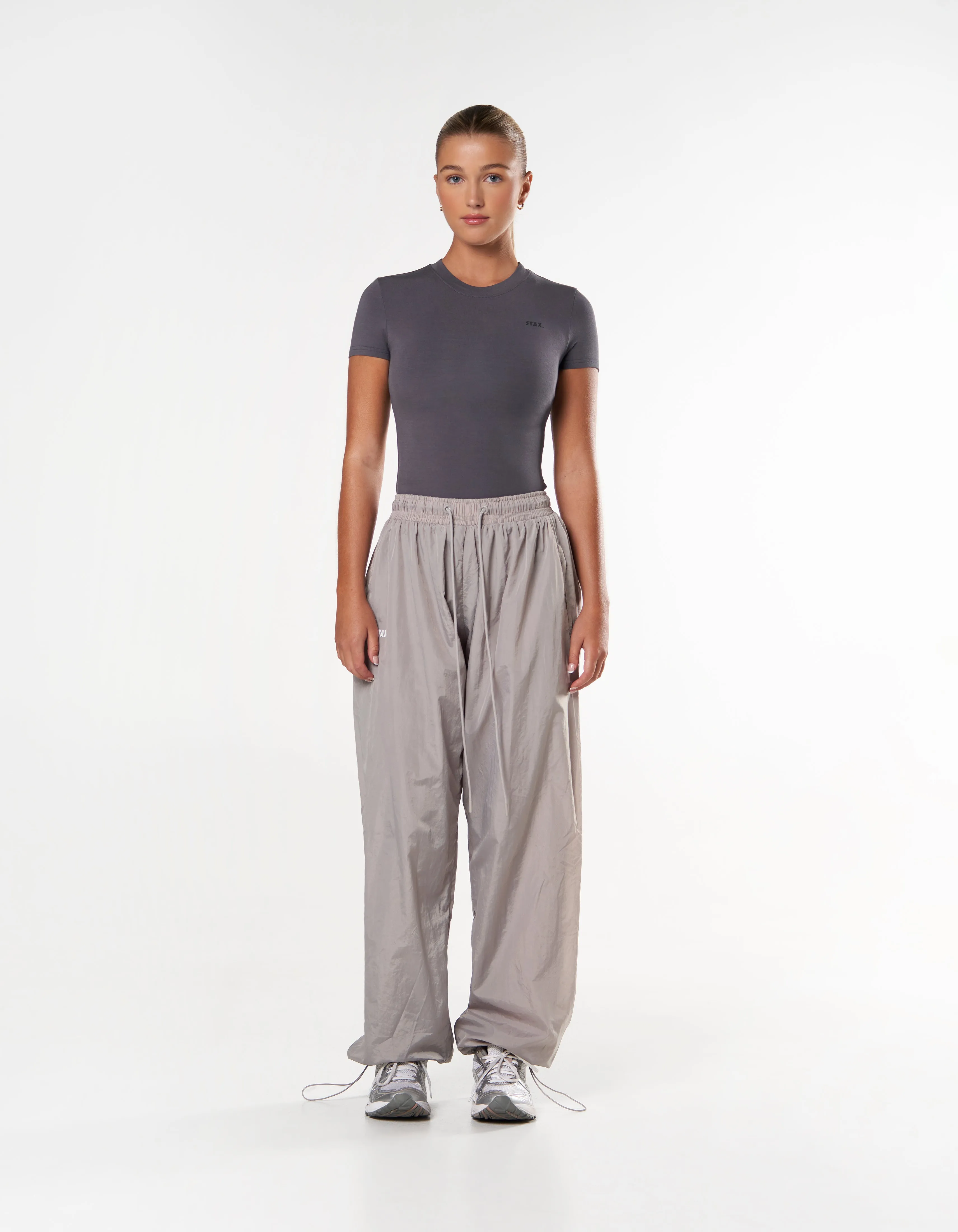 Parachute Pants- Grey sold by Stax product image thumbnail 4