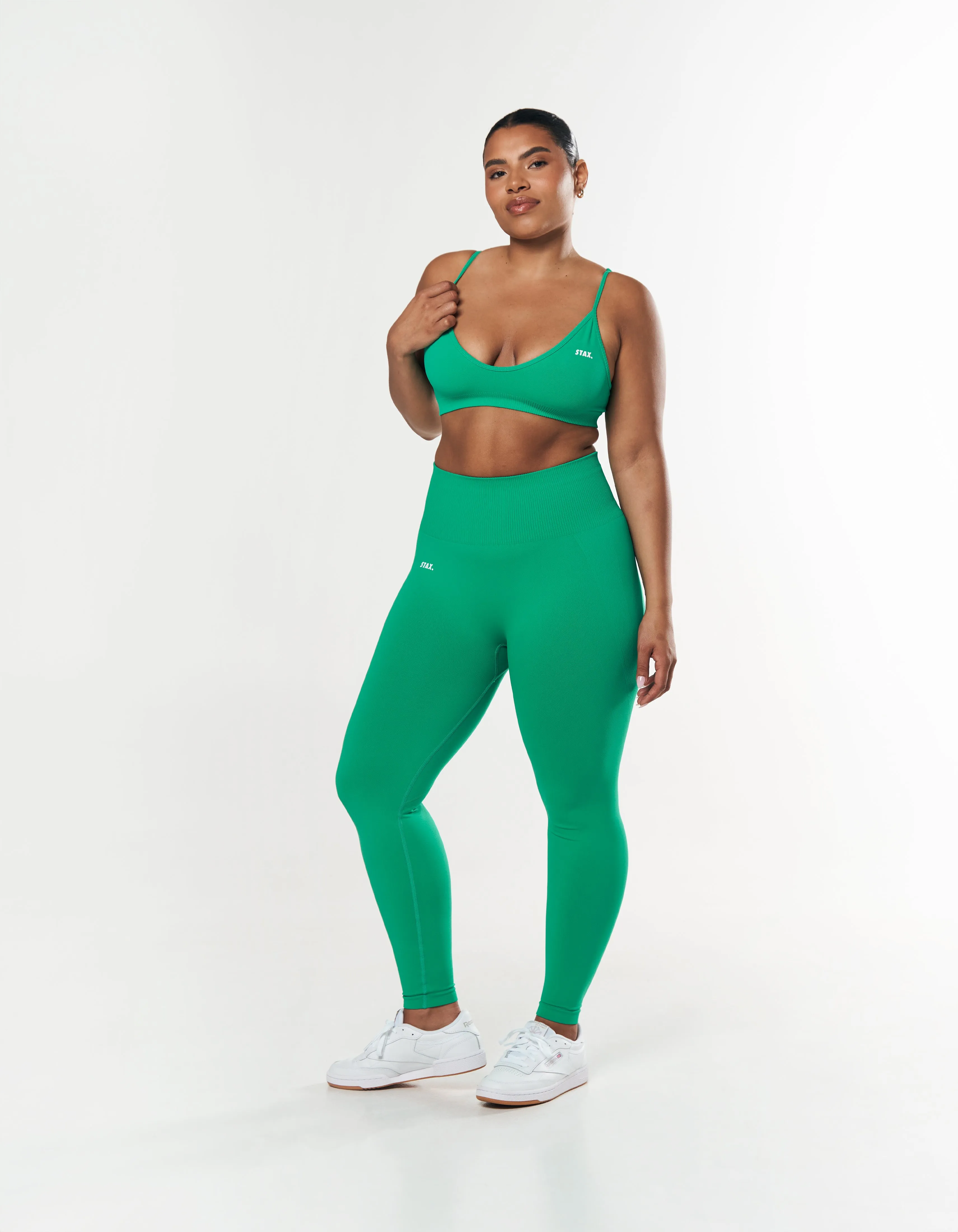Premium Seamless Tights - Green sold by Stax product image thumbnail 3