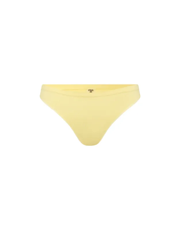 Premium Seamless Sports G-String - Flaxen Yellow sold by Stax