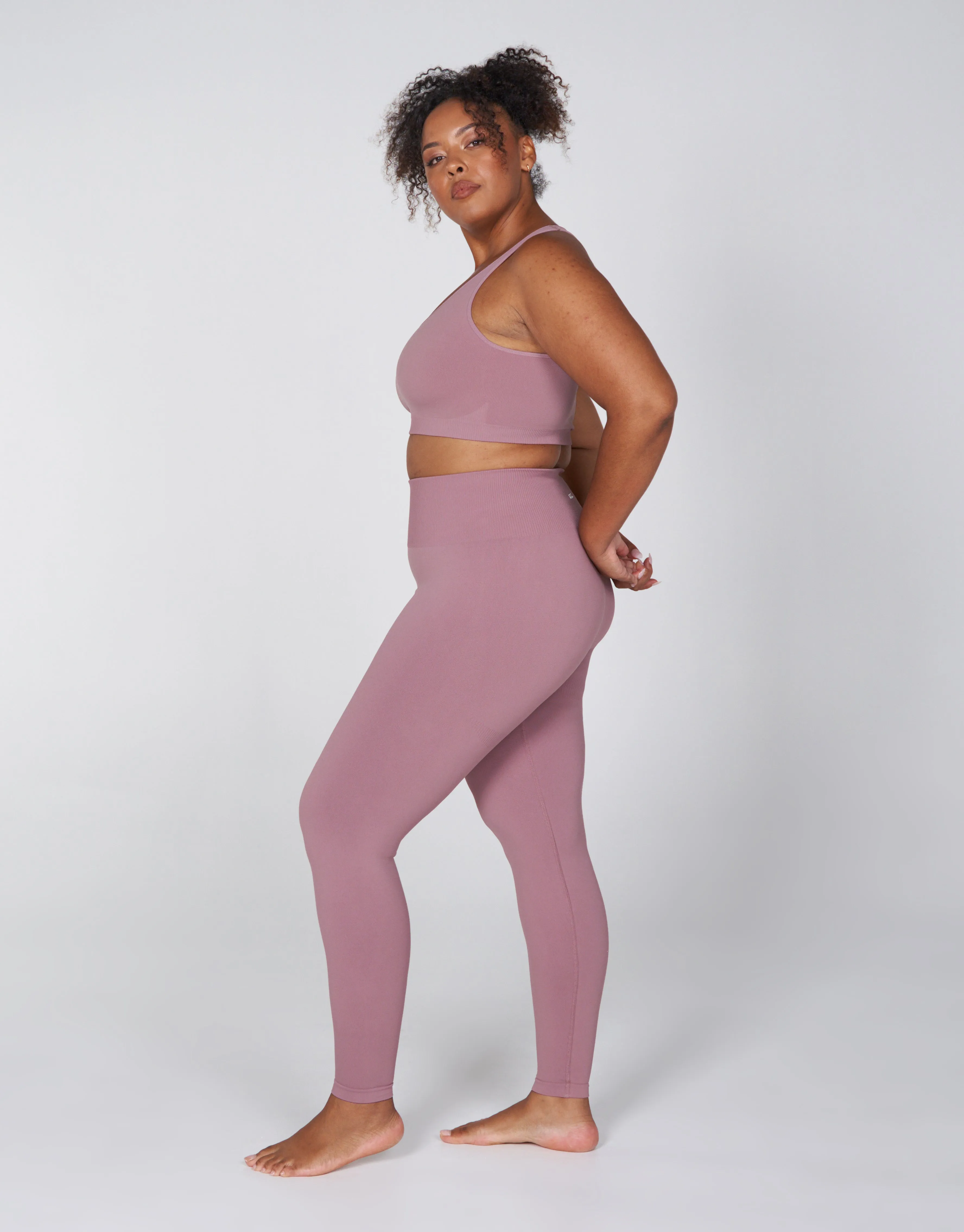 Premium Seamless Favourites Tights - Dusty Rose sold by Stax product image thumbnail 5