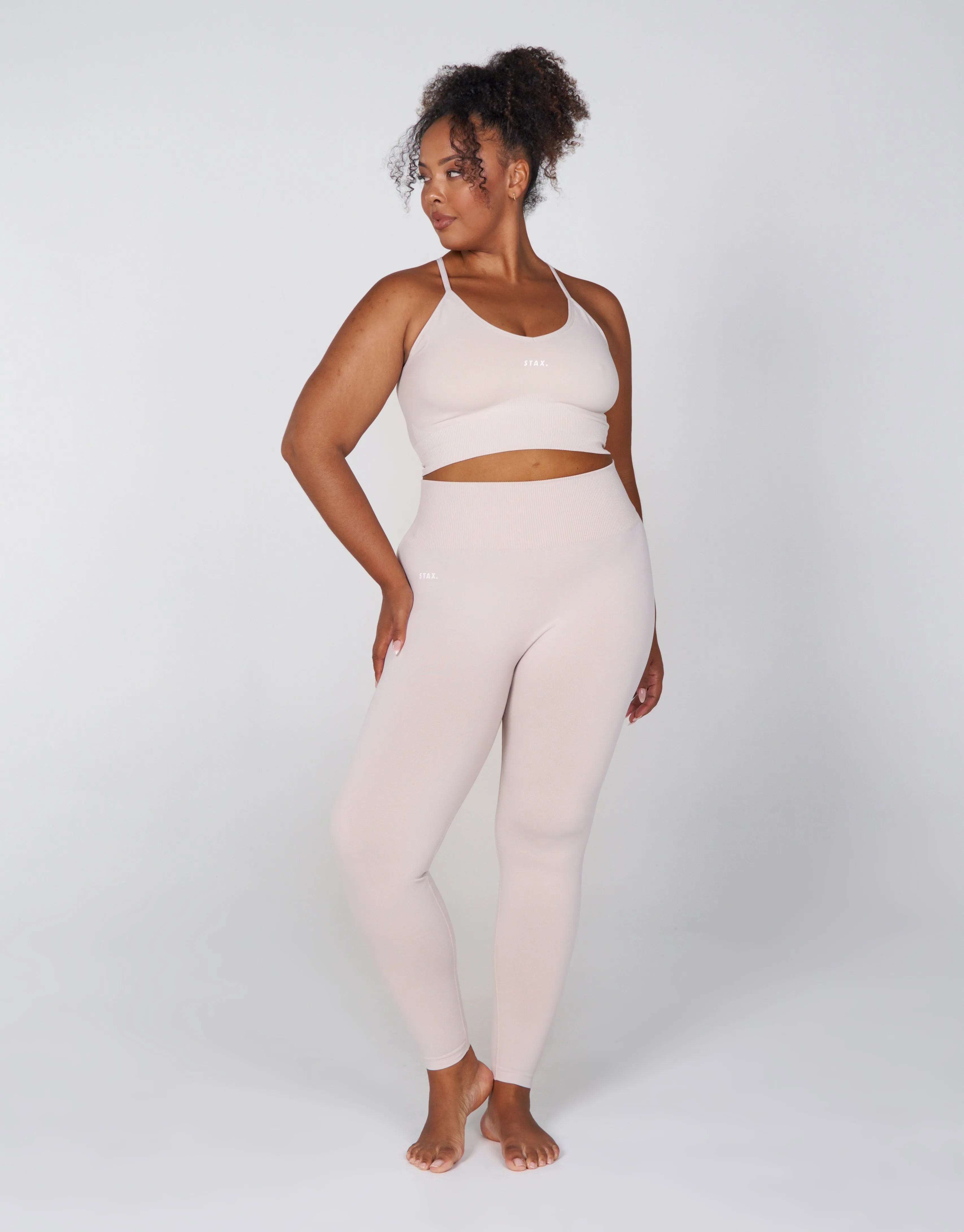 Premium Seamless Favourites Tights - Bone sold by Stax product image thumbnail 2