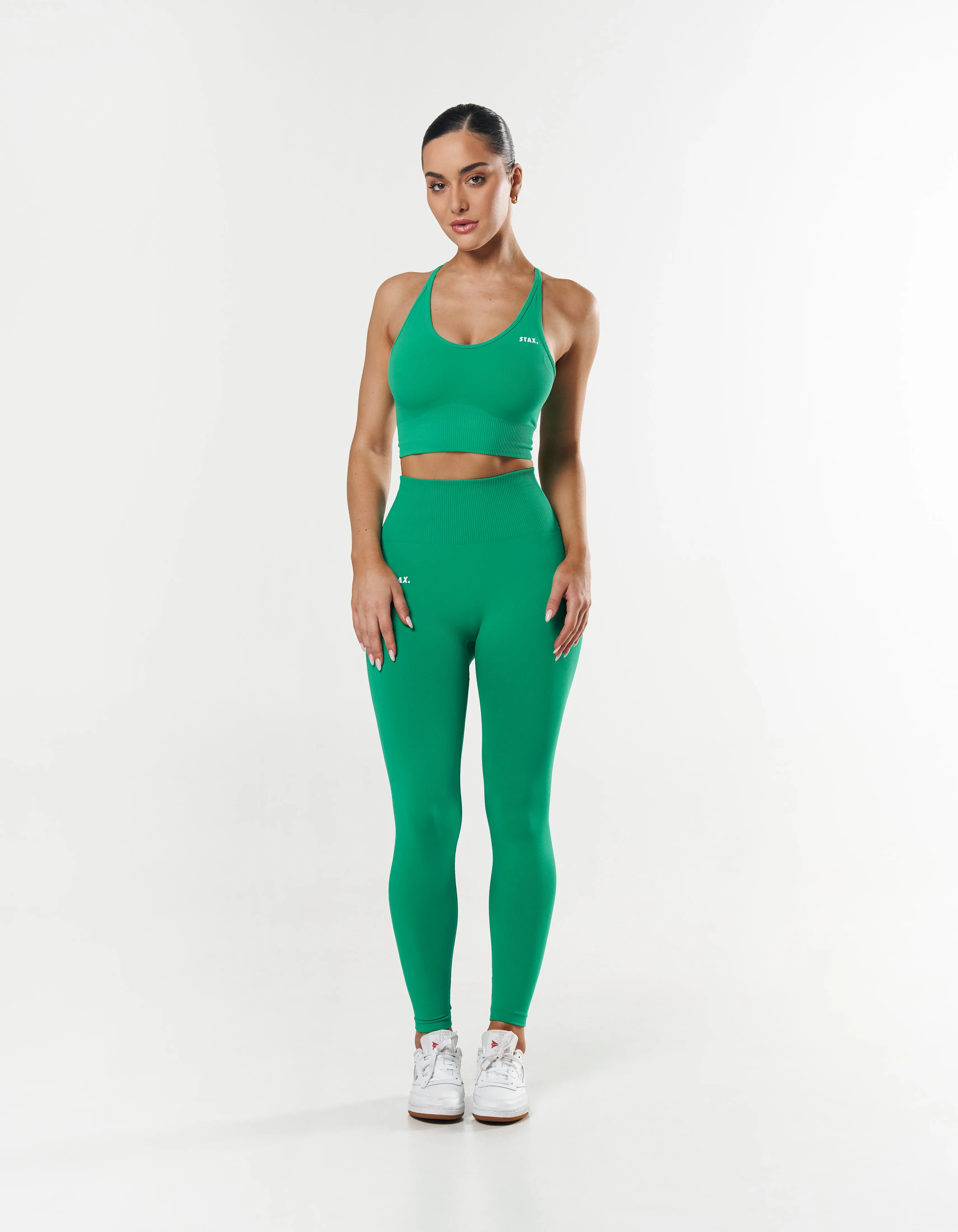 Premium Seamless Summer Strappy Crop - Green sold by Stax product image thumbnail 2