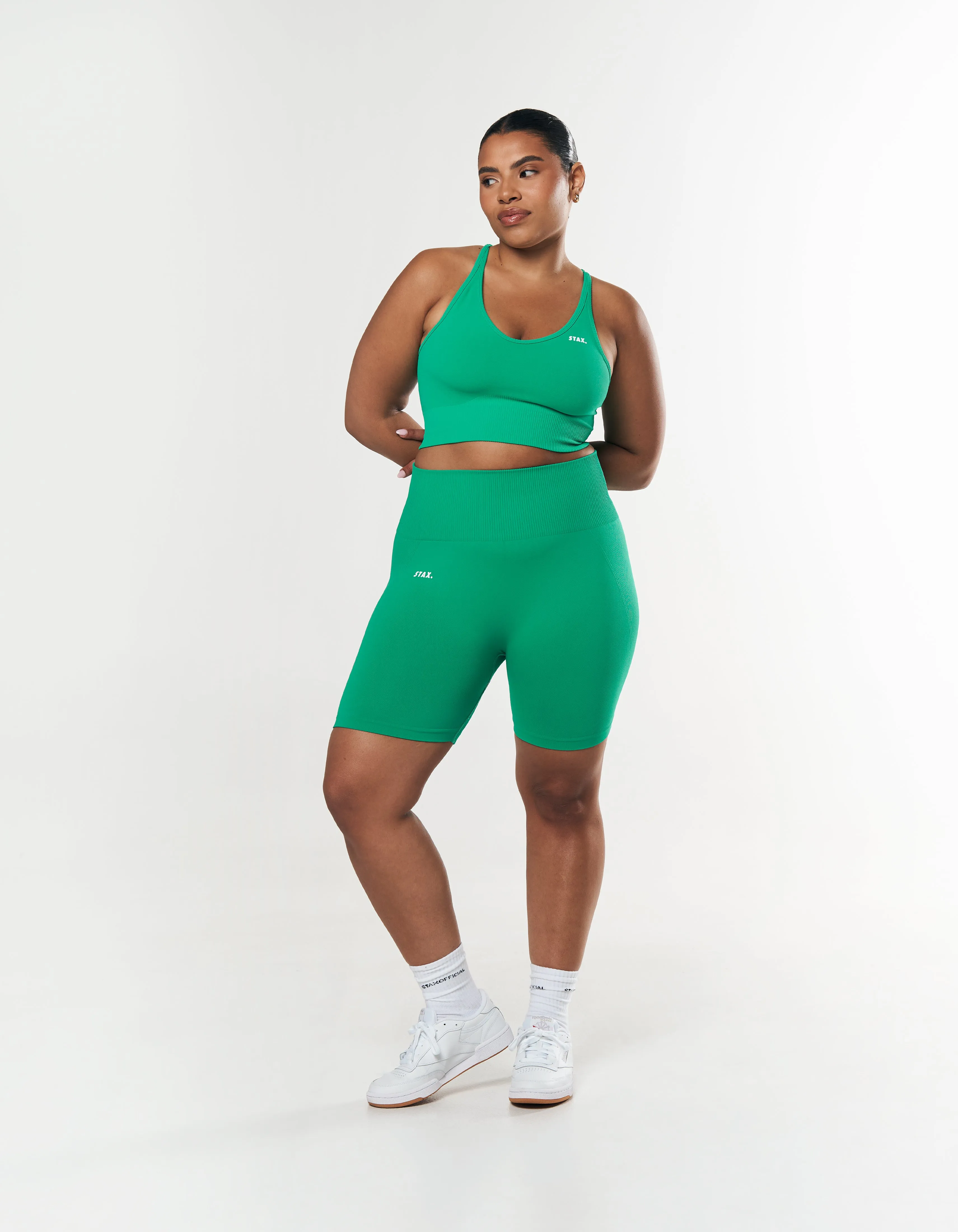 Premium Seamless Summer Strappy Crop - Green sold by Stax product image thumbnail 5
