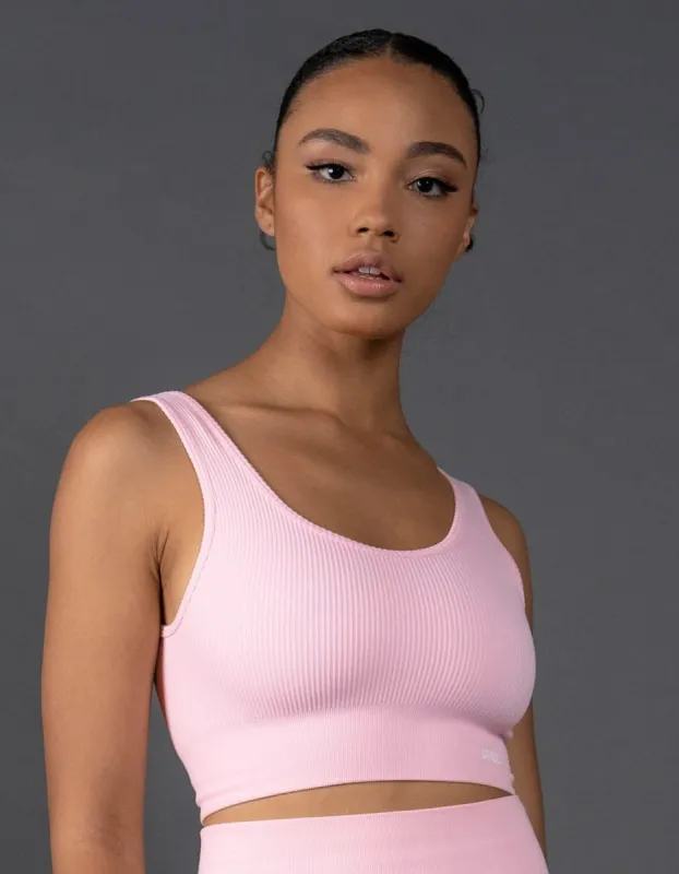 Premium Seamless Low Back Crop Lounge V5.1 - Taffy sold by Stax