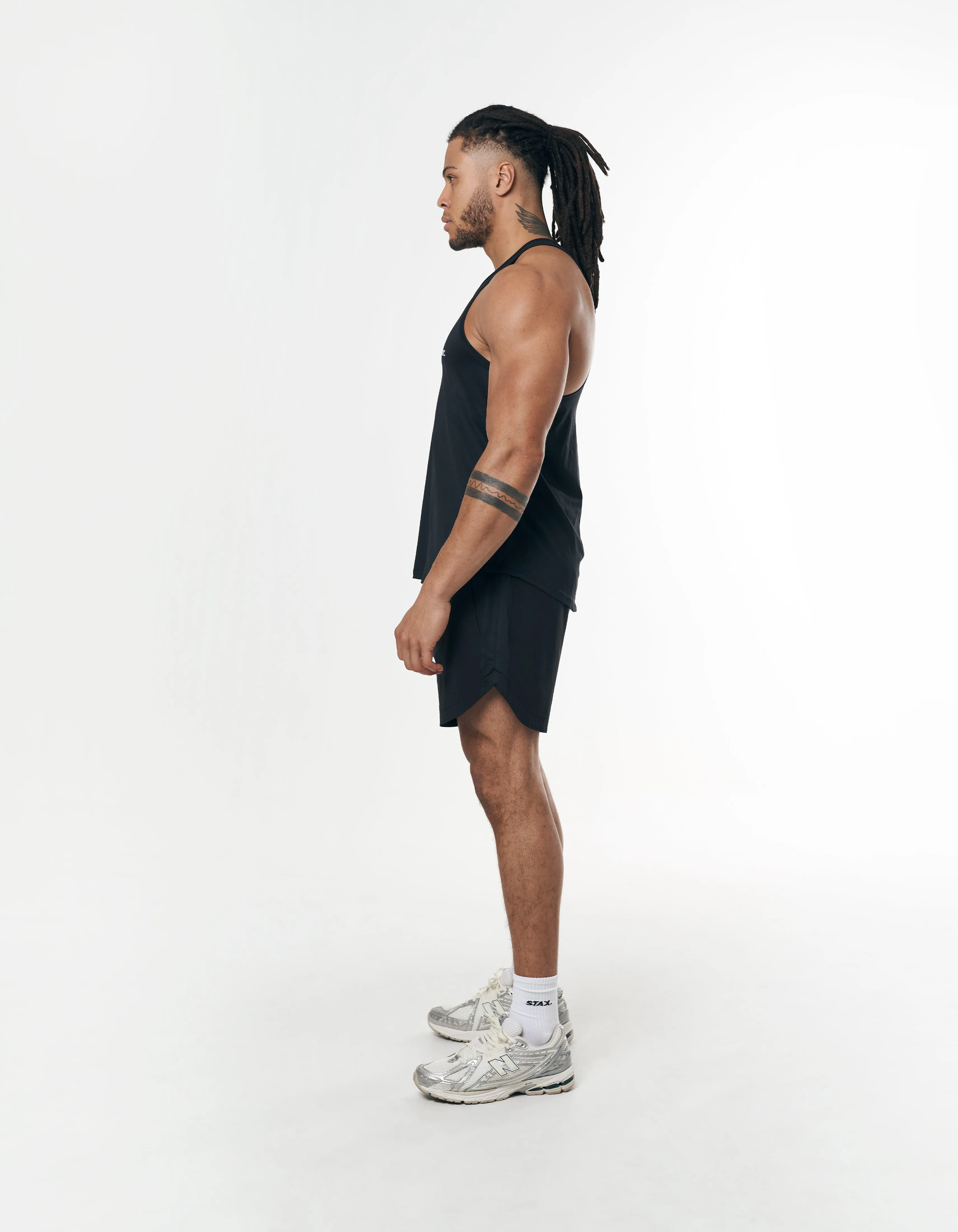 Mens Sport Singlet - Black sold by Stax product image thumbnail 4