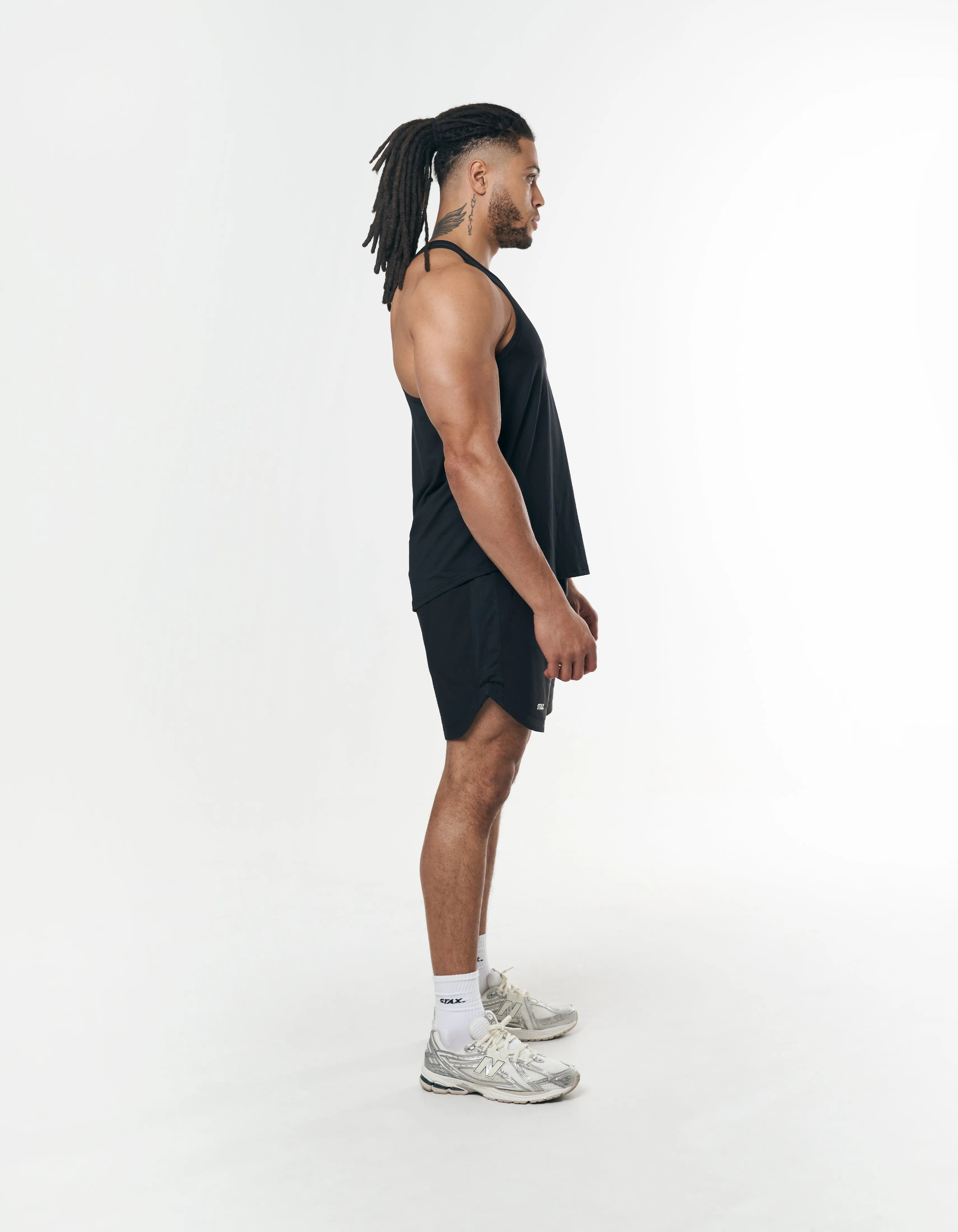 Mens Sport Singlet - Black sold by Stax product image thumbnail 5