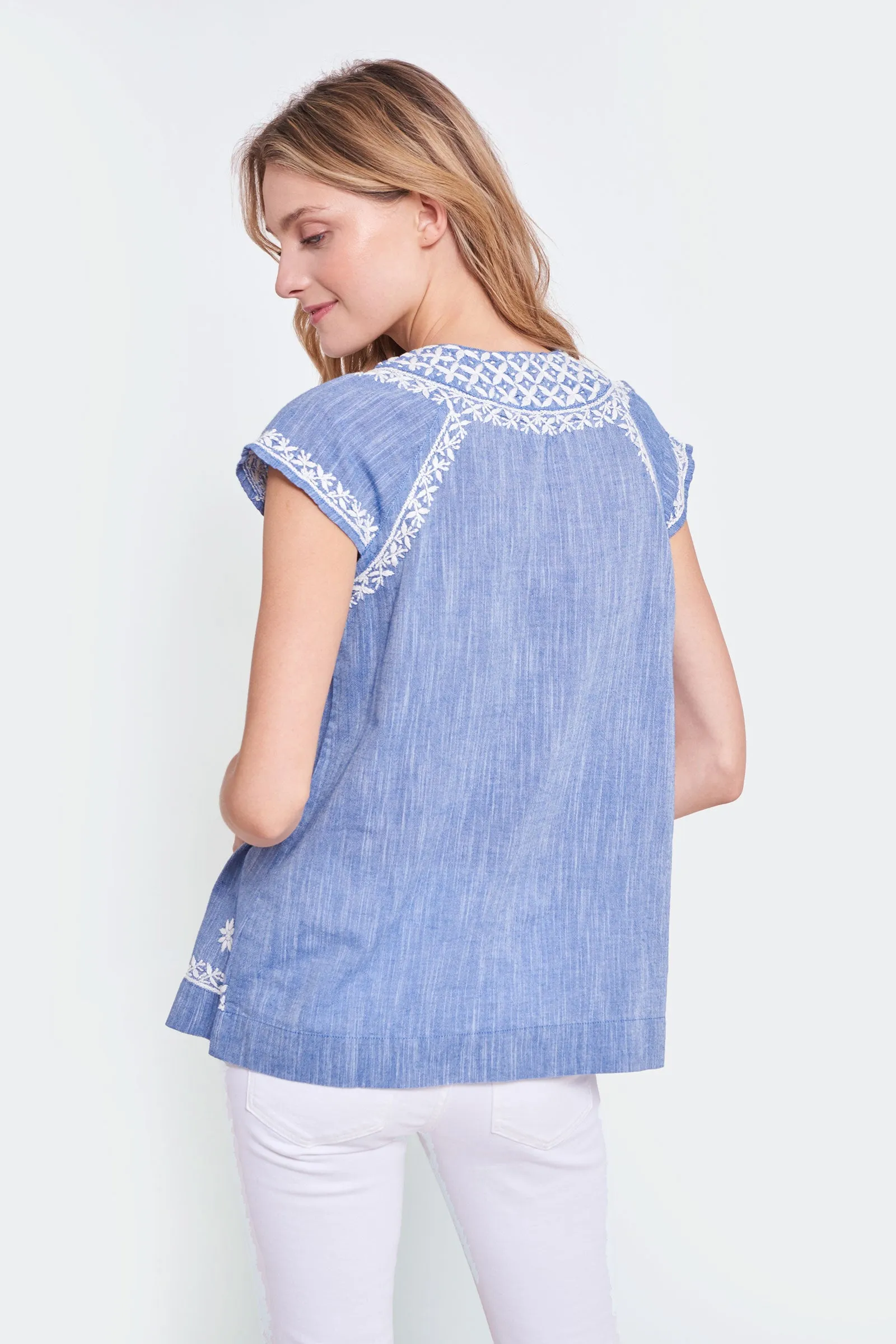 Chambray Faith Top sold by Roller Rabbit product image thumbnail 2