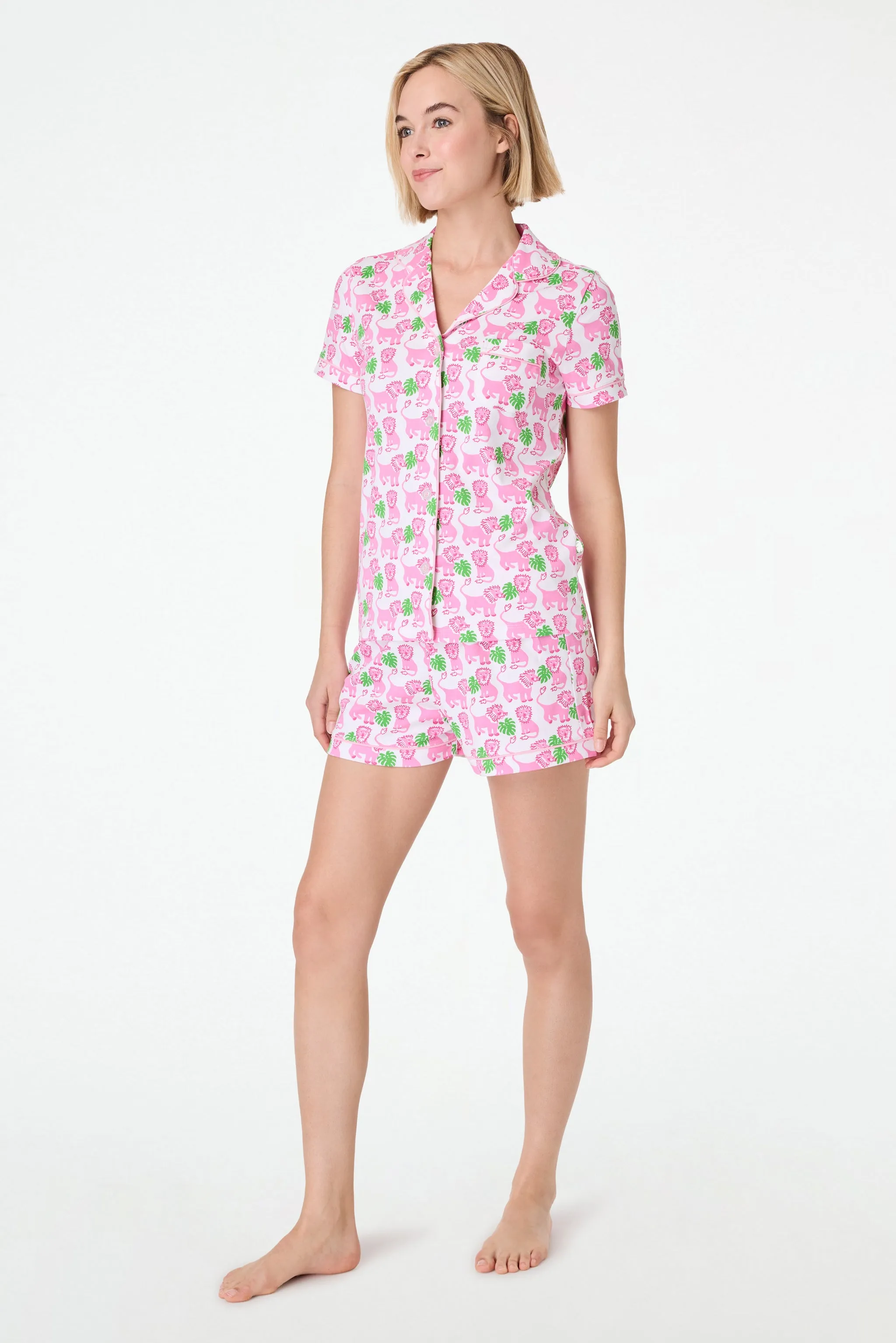 Leo The Lion Polo Pajamas sold by Roller Rabbit product image thumbnail 4
