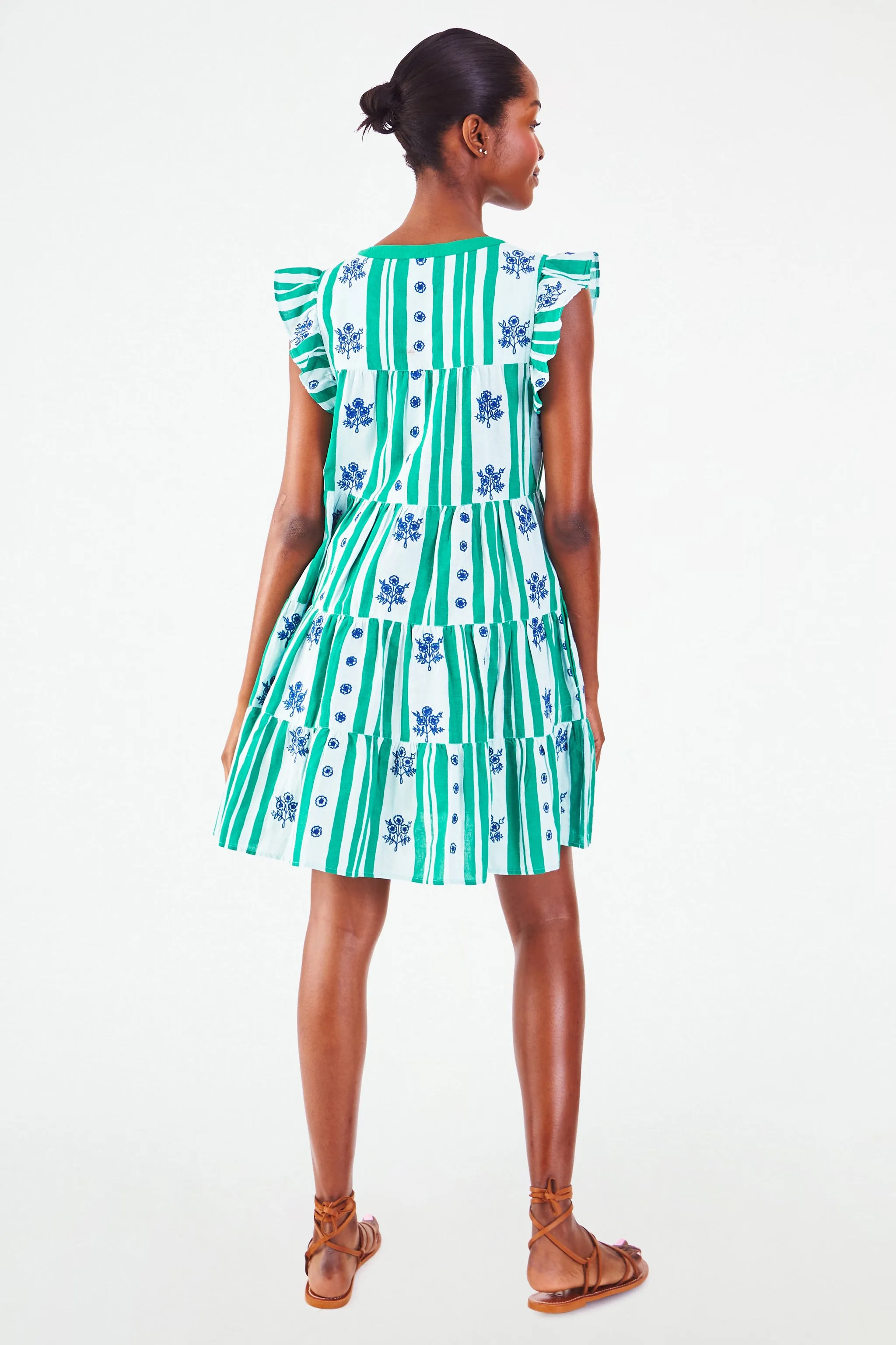 Rosebud Stripe Pippa Dress sold by Roller Rabbit product image thumbnail 5