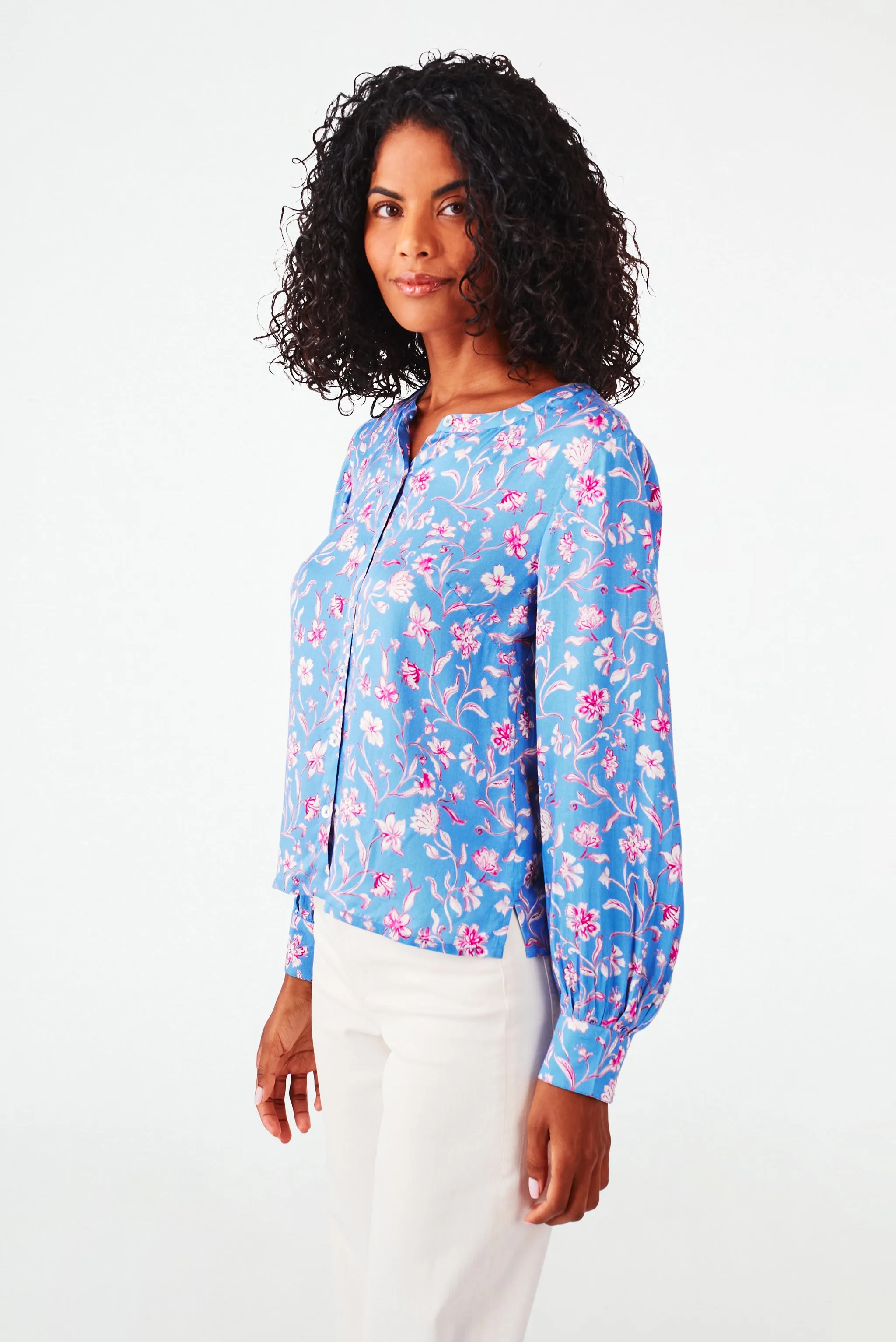 Delft Floral Sylvia Top sold by Roller Rabbit product image thumbnail 4