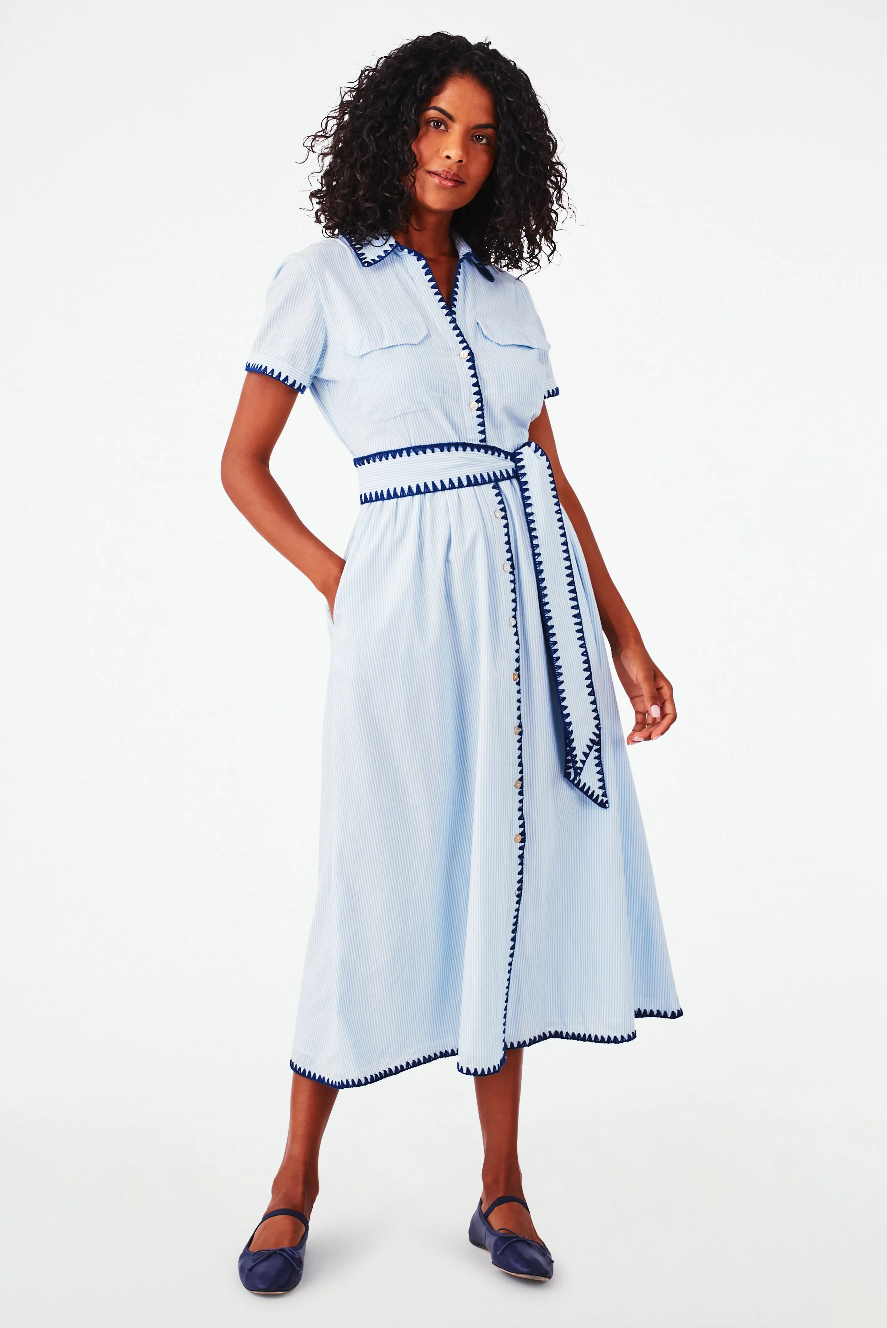 roller rabbit shirt dress Roller Rabbit Linen Shirt Dress-Orange Pink Blue Stripes-Medium