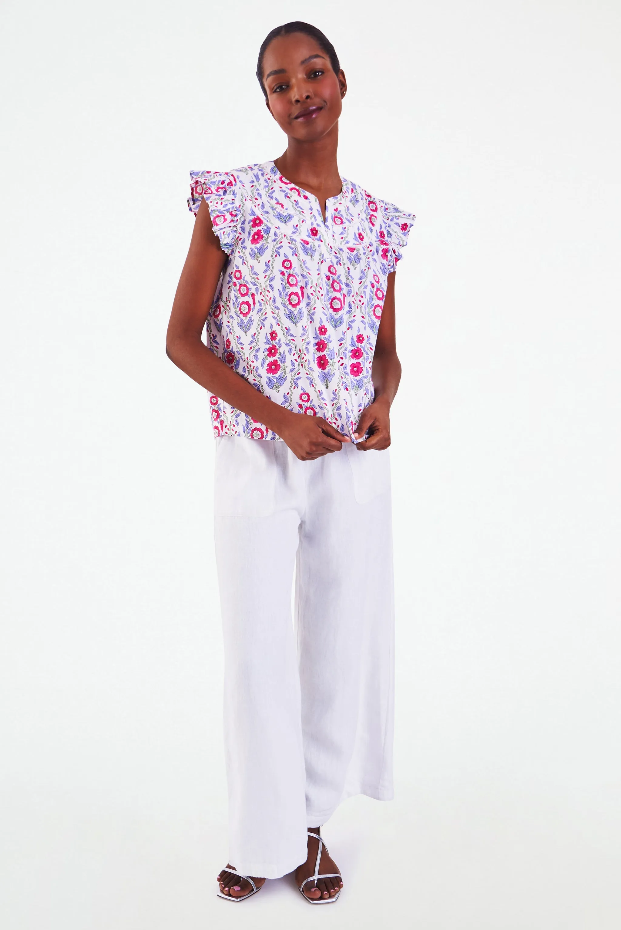 Trellis Floral Emerson Top sold by Roller Rabbit product image thumbnail 3